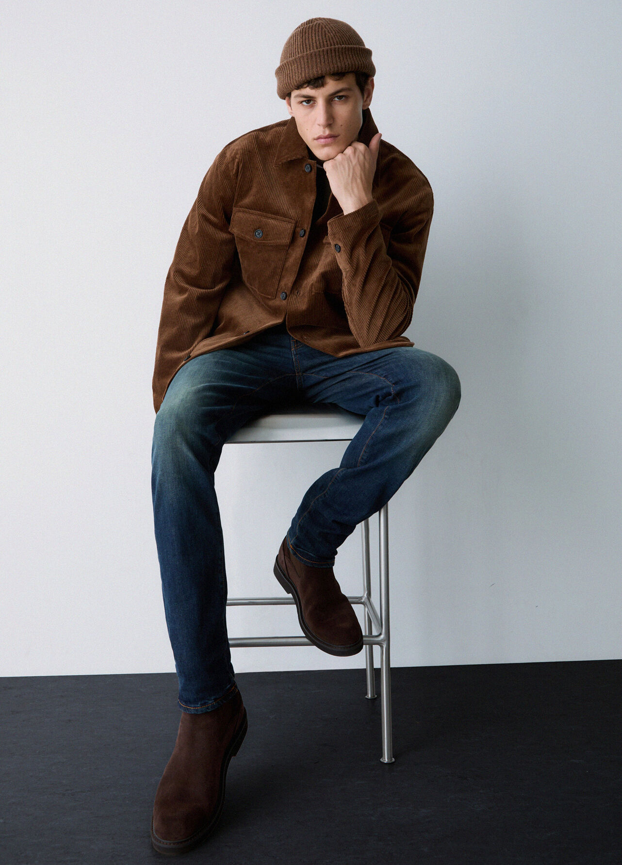 Jeans straight - BLUE DENIM
