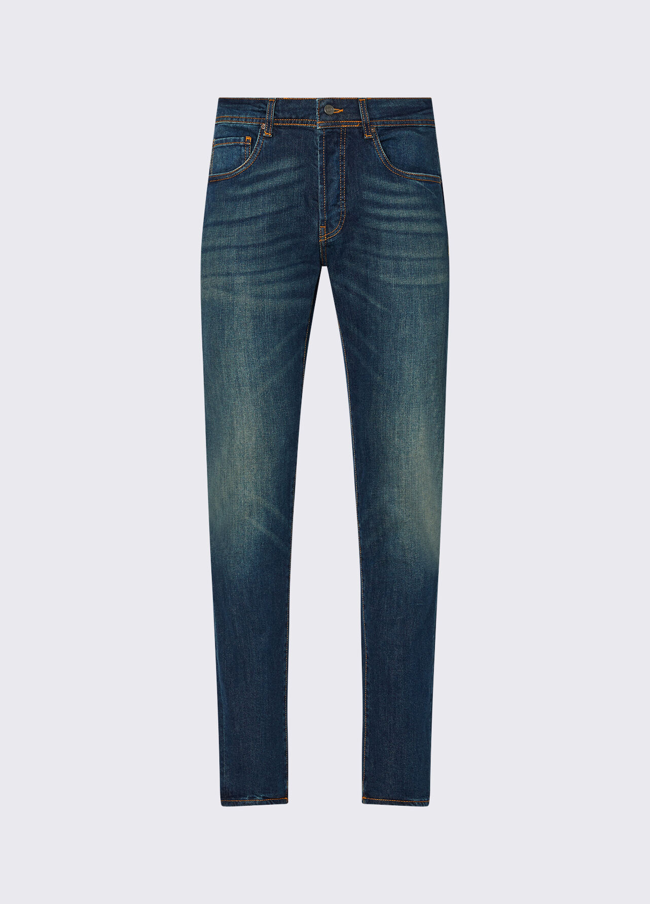 Jeans straight - BLUE DENIM