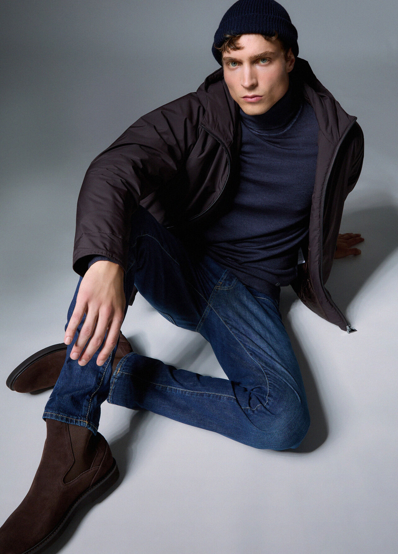 Jeans straight - BLUE DENIM