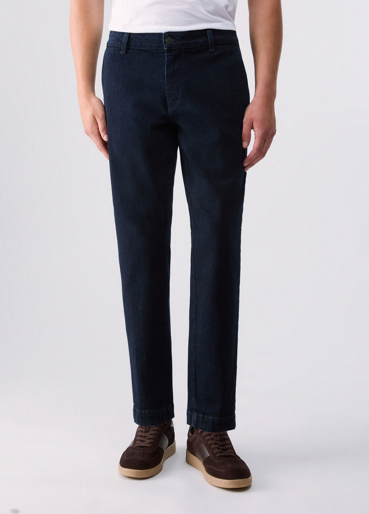 Jeans chino slim fit - CLASSIC BLUE DENIM