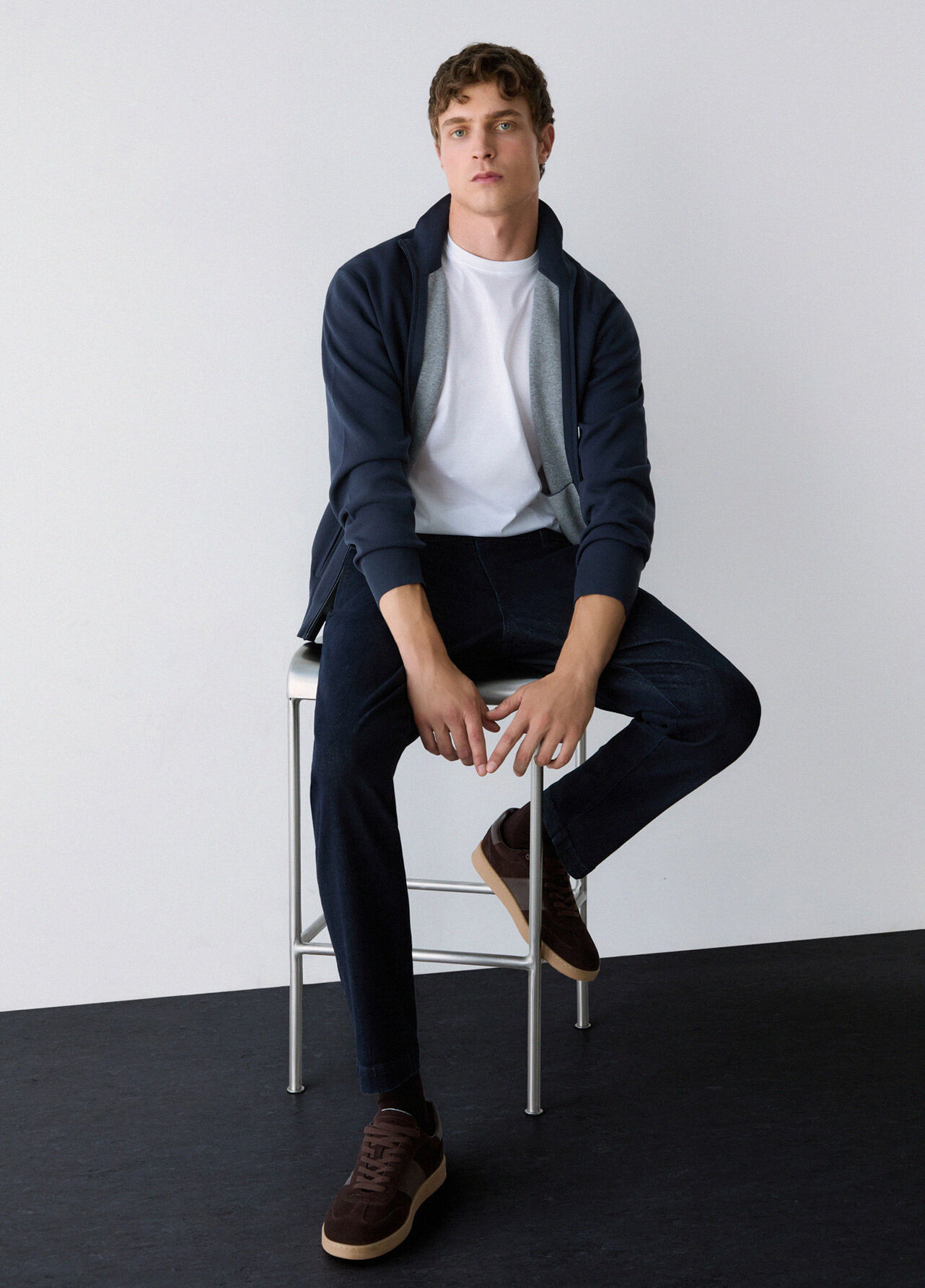 Jeans chino slim fit - CLASSIC BLUE DENIM