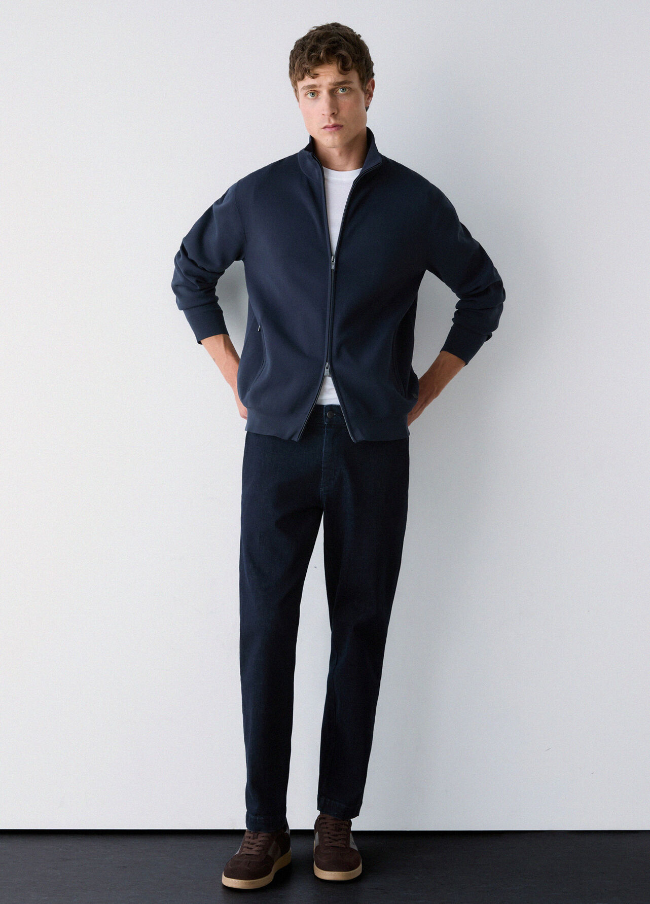 Jeans chino slim fit - CLASSIC BLUE DENIM