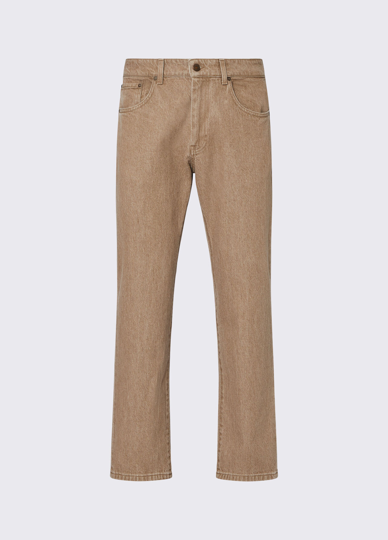 Pantaloni straight regular fit - BEIGE