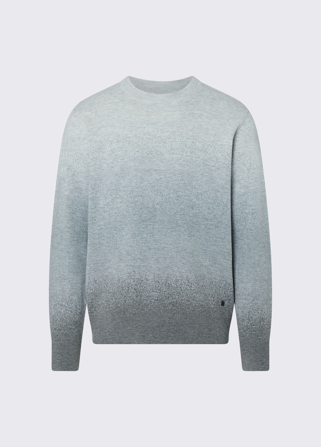 Maglia dégradé in misto lana - MELANGE GREY