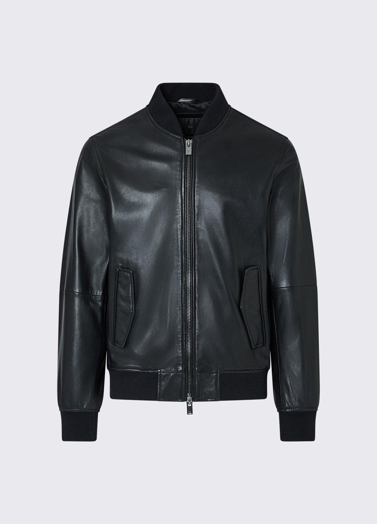 Bomber in pelle - BLACK