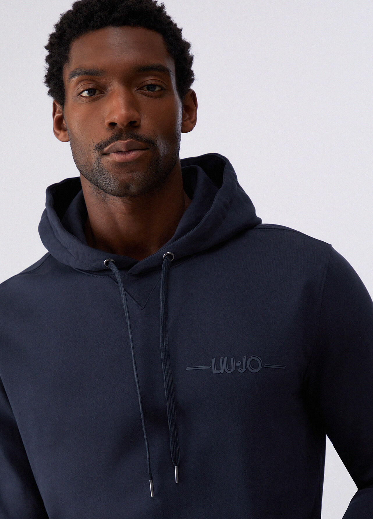 Felpa con cappuccio - DARK BLUE