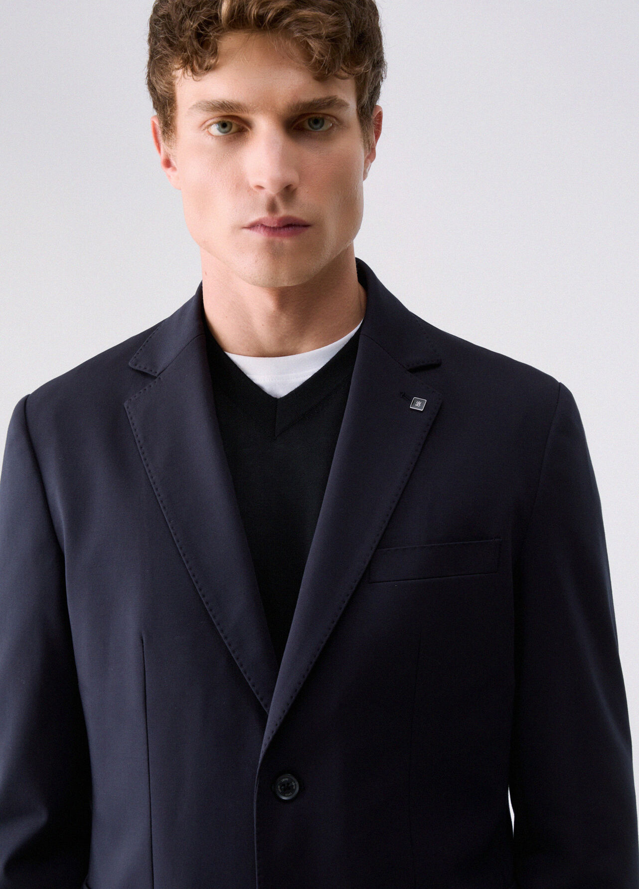 Blazer con tasche - DARK BLUE