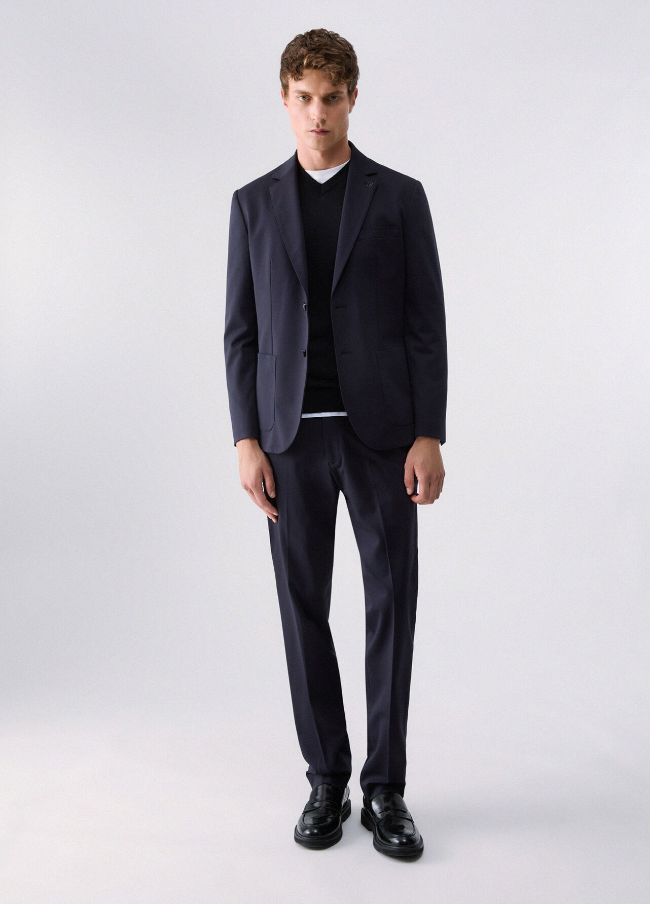 Blazer con tasche - DARK BLUE