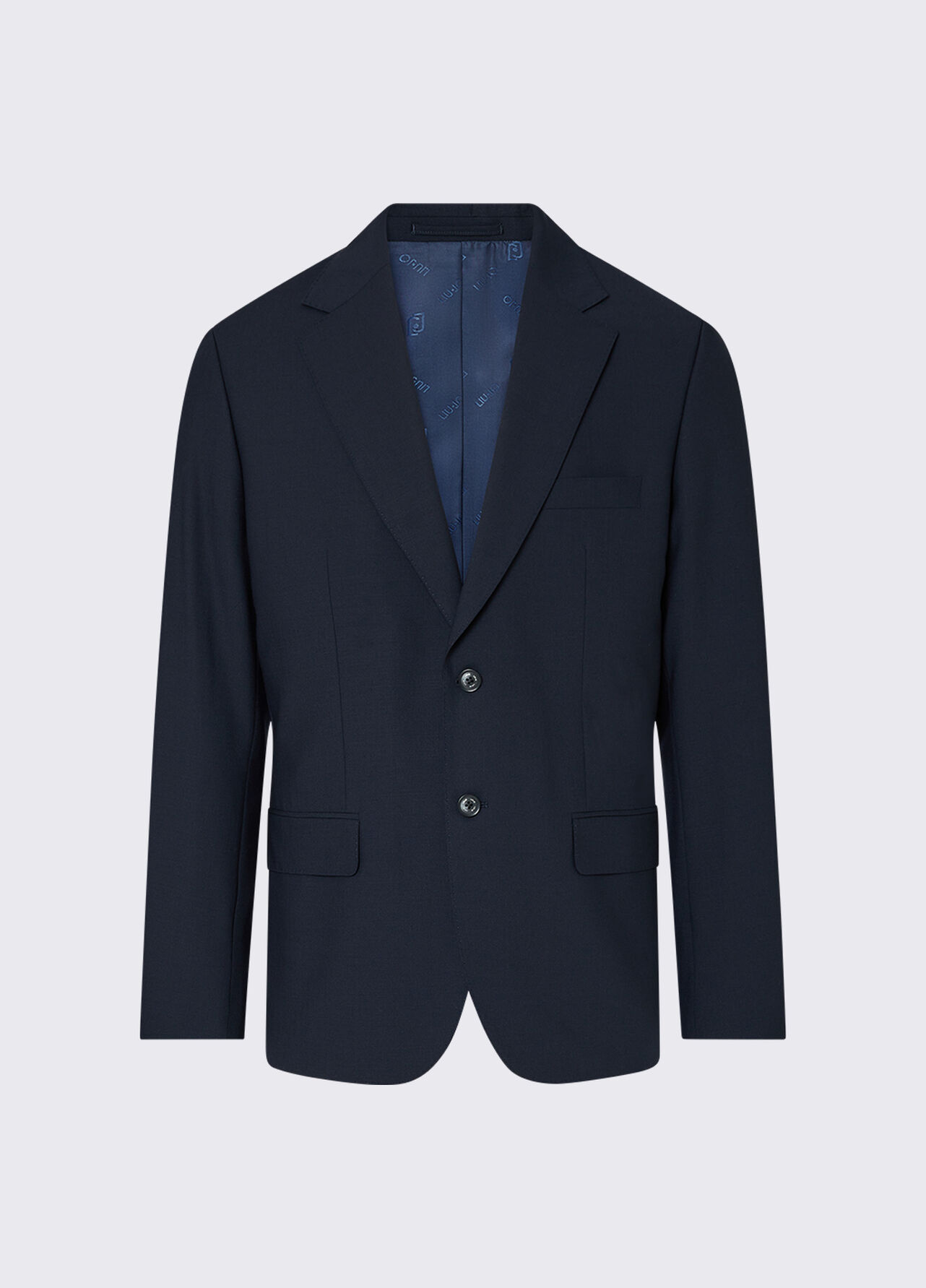 Blazer in misto lana - DARK BLUE