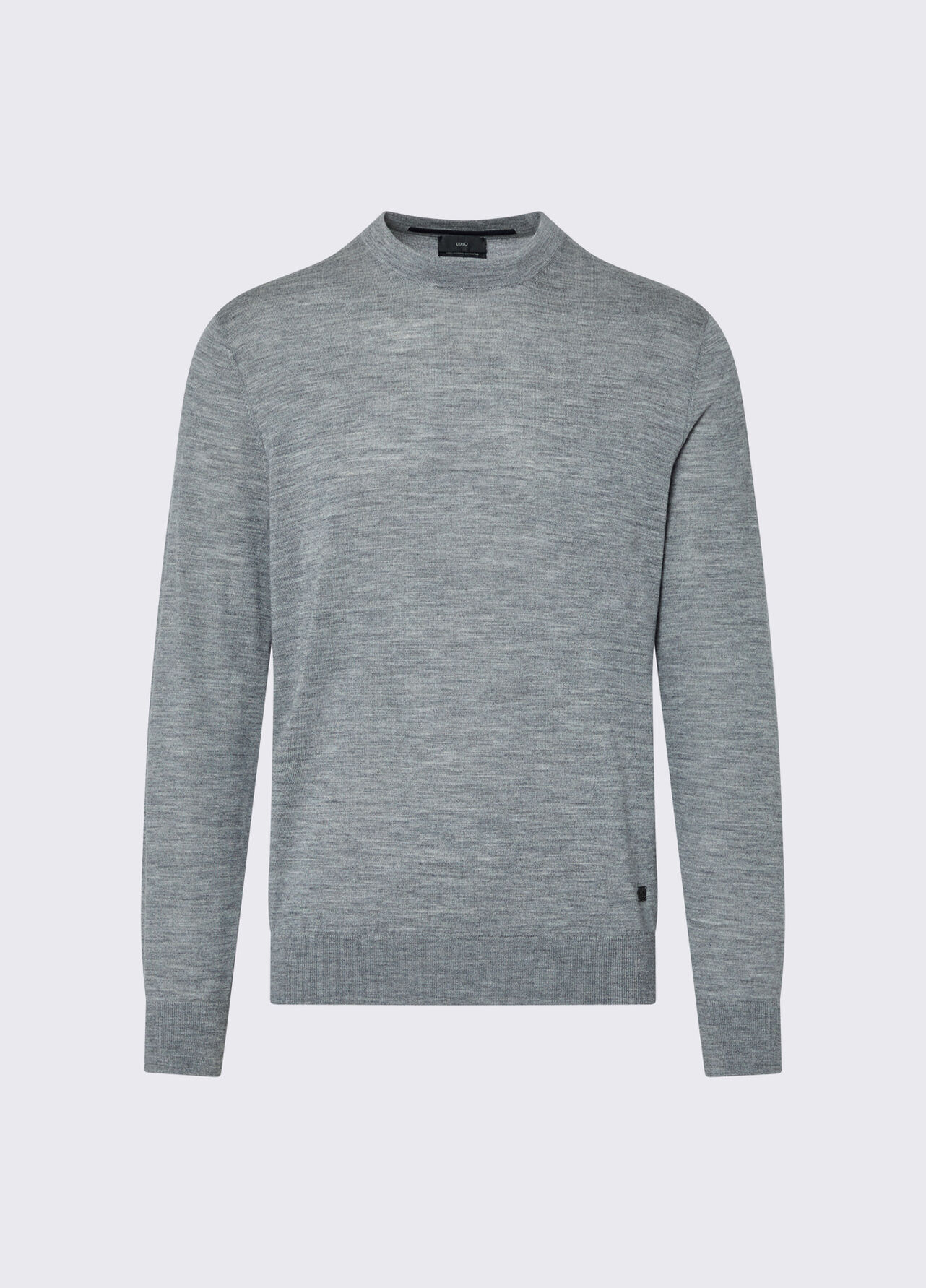 Maglia in lana merino - MELANGE GREY