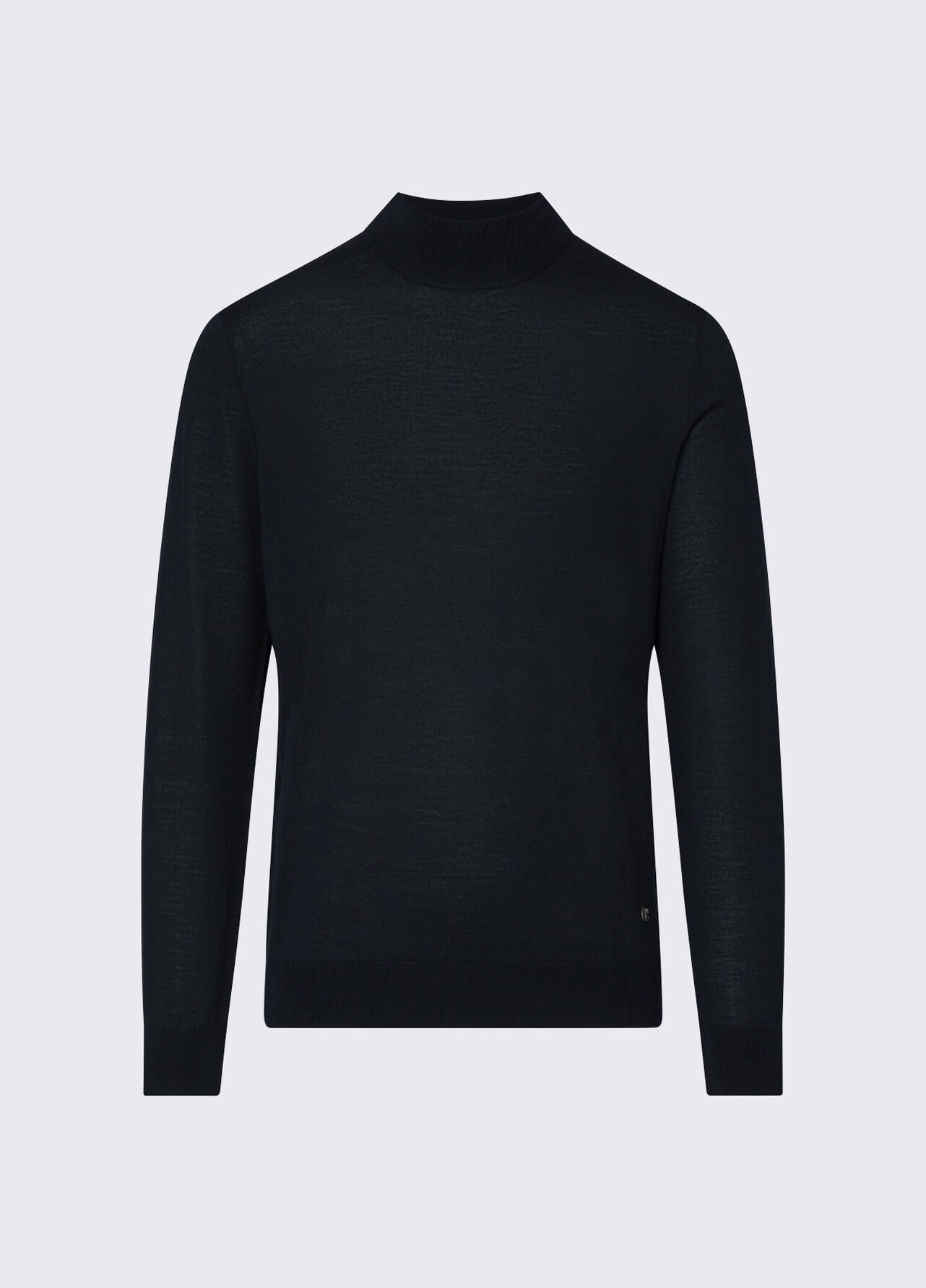 Lupetto in lana merino - BLACK