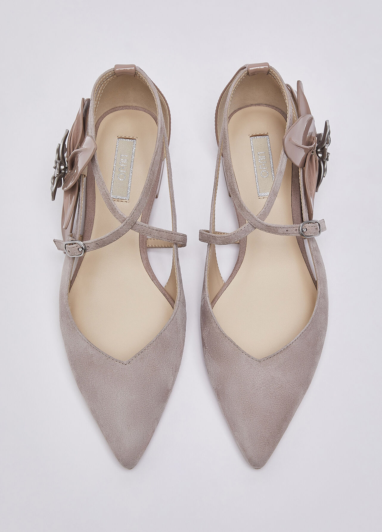 Ballerine con maxi fiore - BLUSH PINK