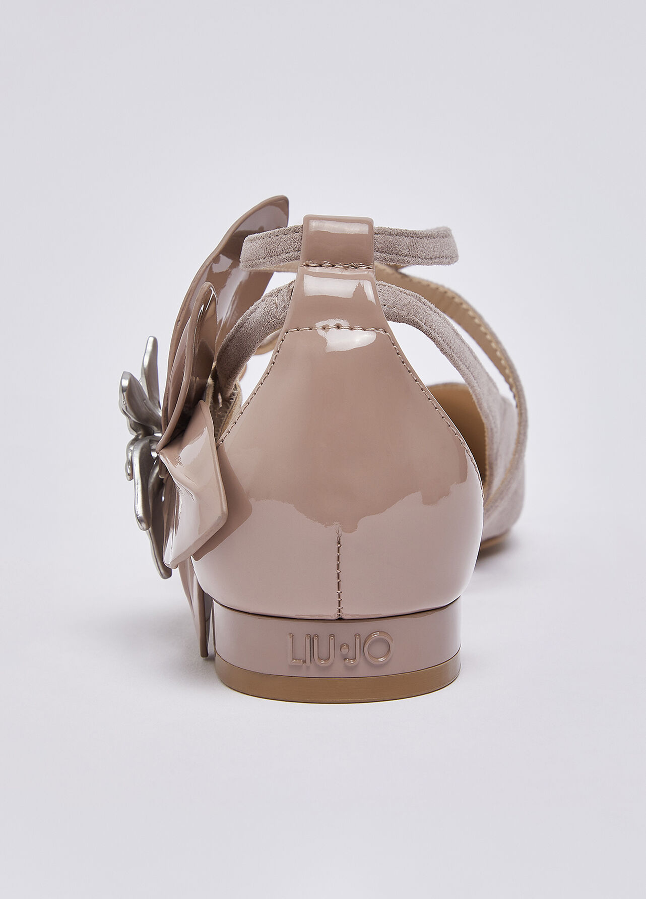 Ballerine con maxi fiore - BLUSH PINK