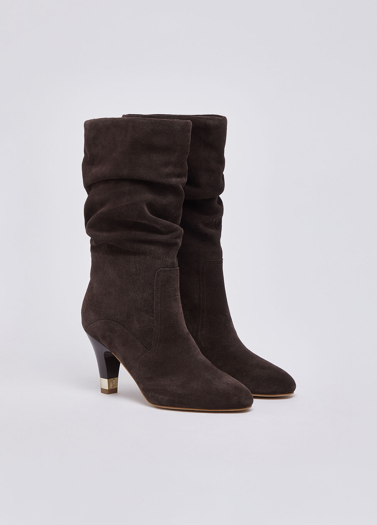 Stivali morbidi in suede - MOCHA