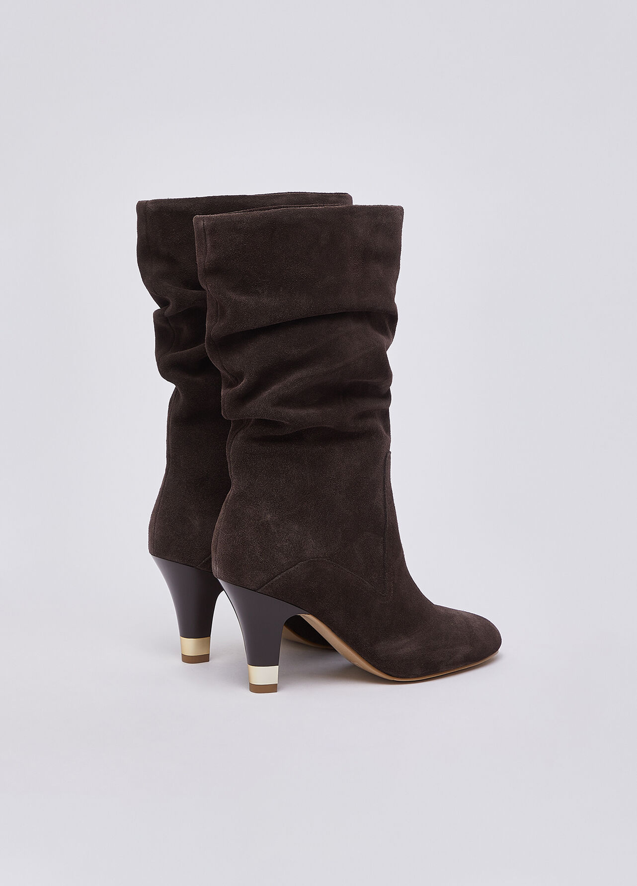 Stivali morbidi in suede - MOCHA