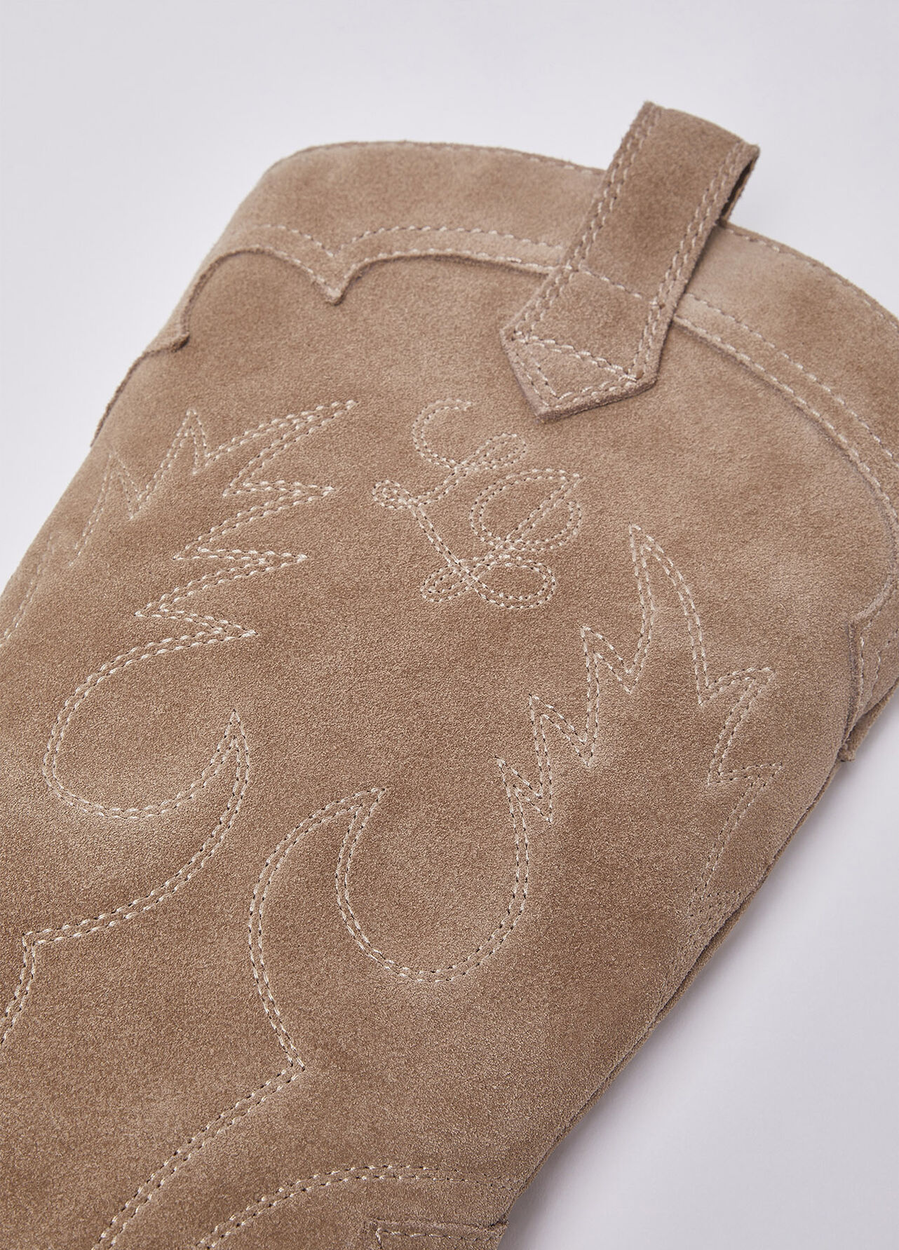 Stivali texani in suede - HAVANA BROWN