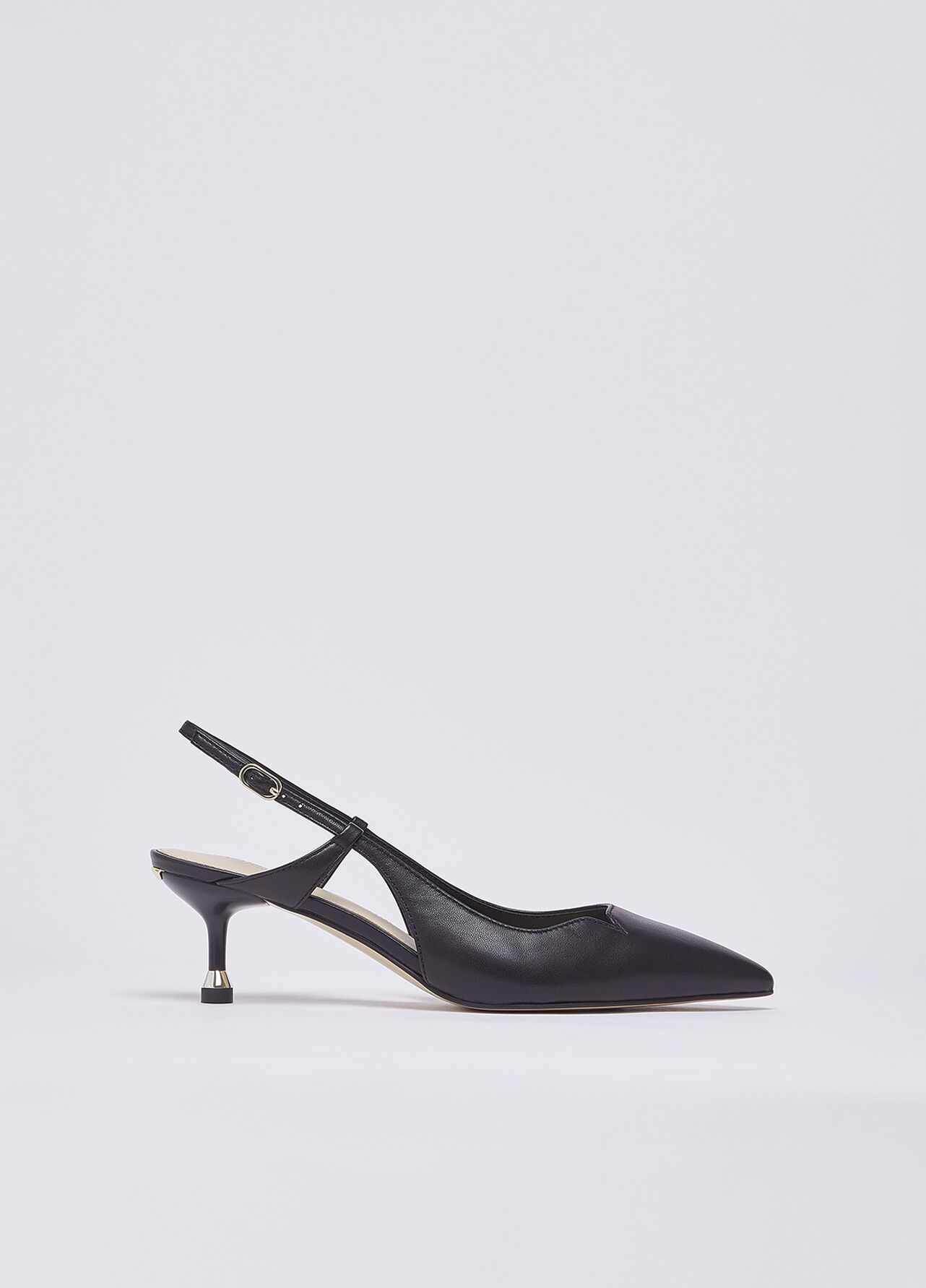 Slingback in nappa - BLACK