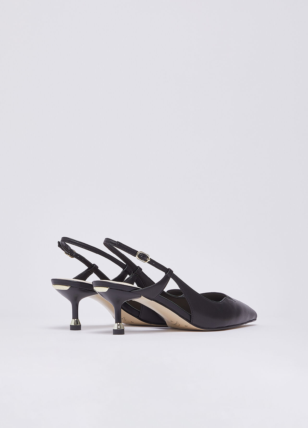 Slingback in nappa - BLACK