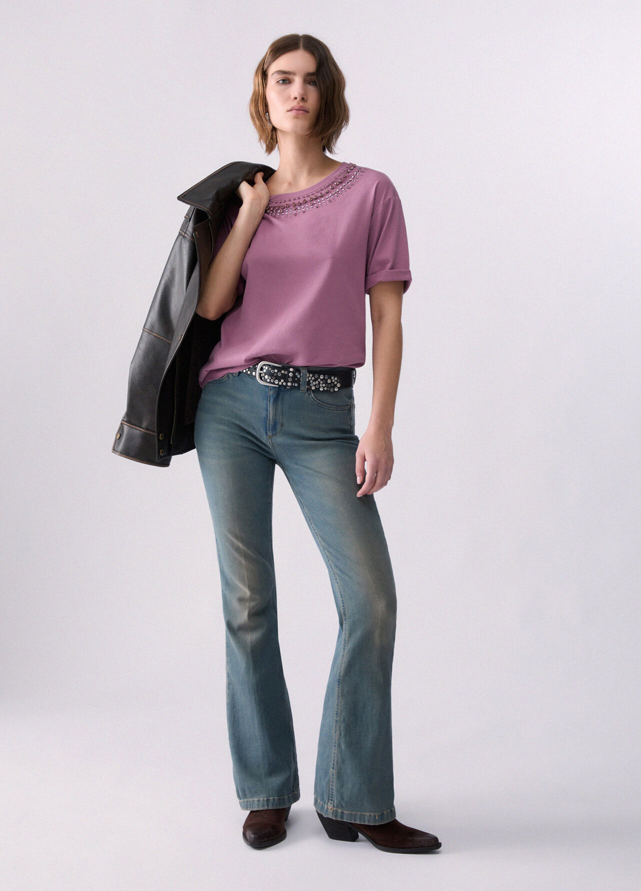 Jeans bootcut - BLUE DENIM