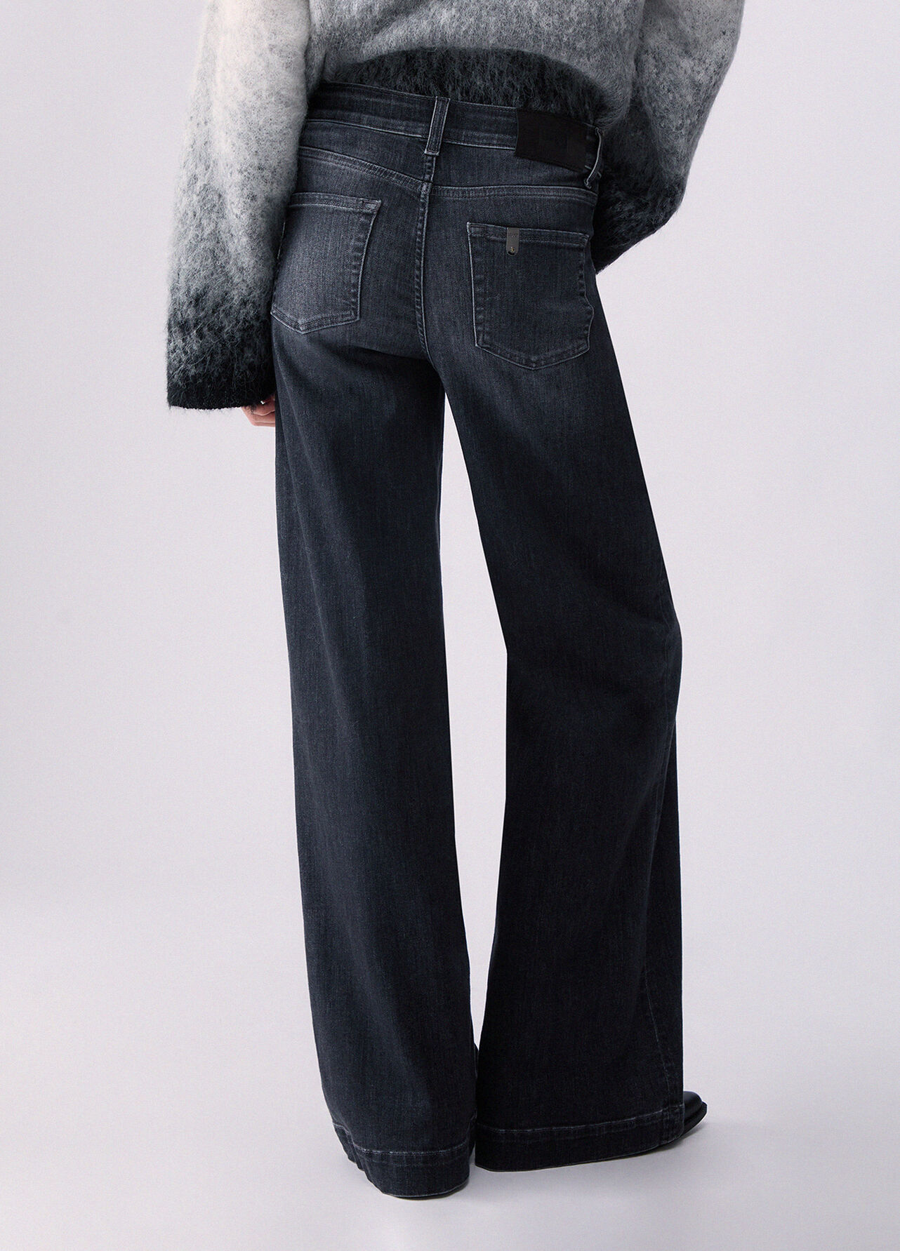 Jeans flare - BLACK DENIM