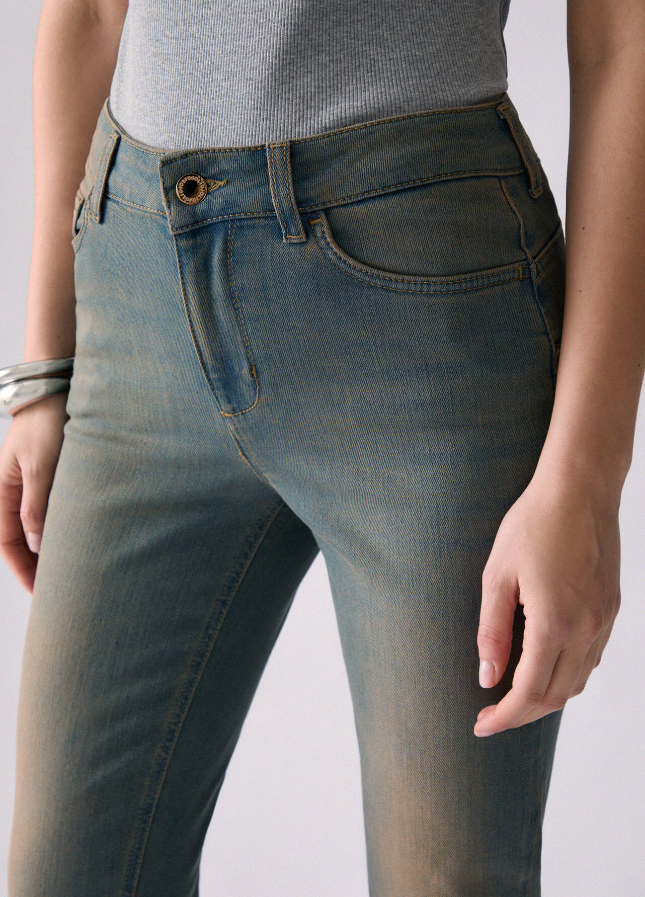 Jeans skinny cropped Amazing Fit - BLUE DENIM