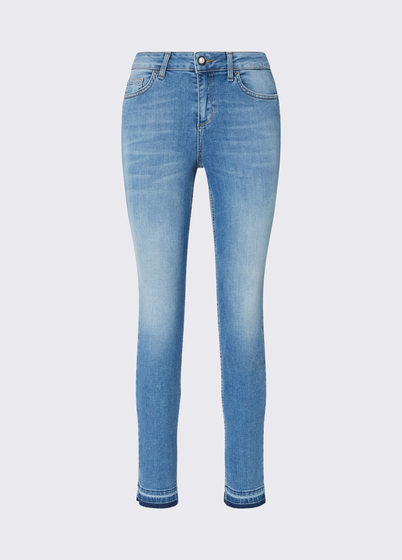 Jeans skinny stonewash - BLUE DENIM