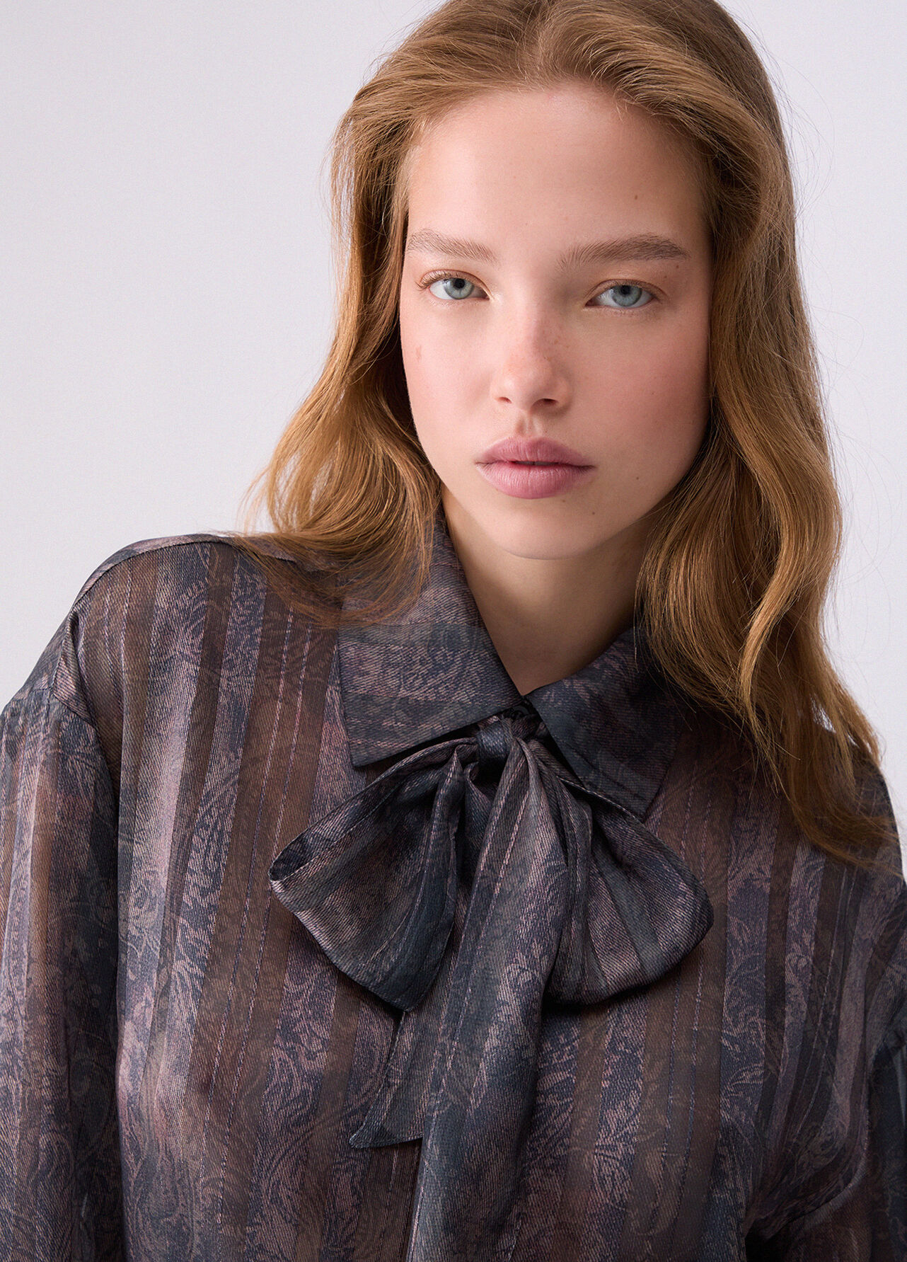 Camicia con stampa digitale - BROWN