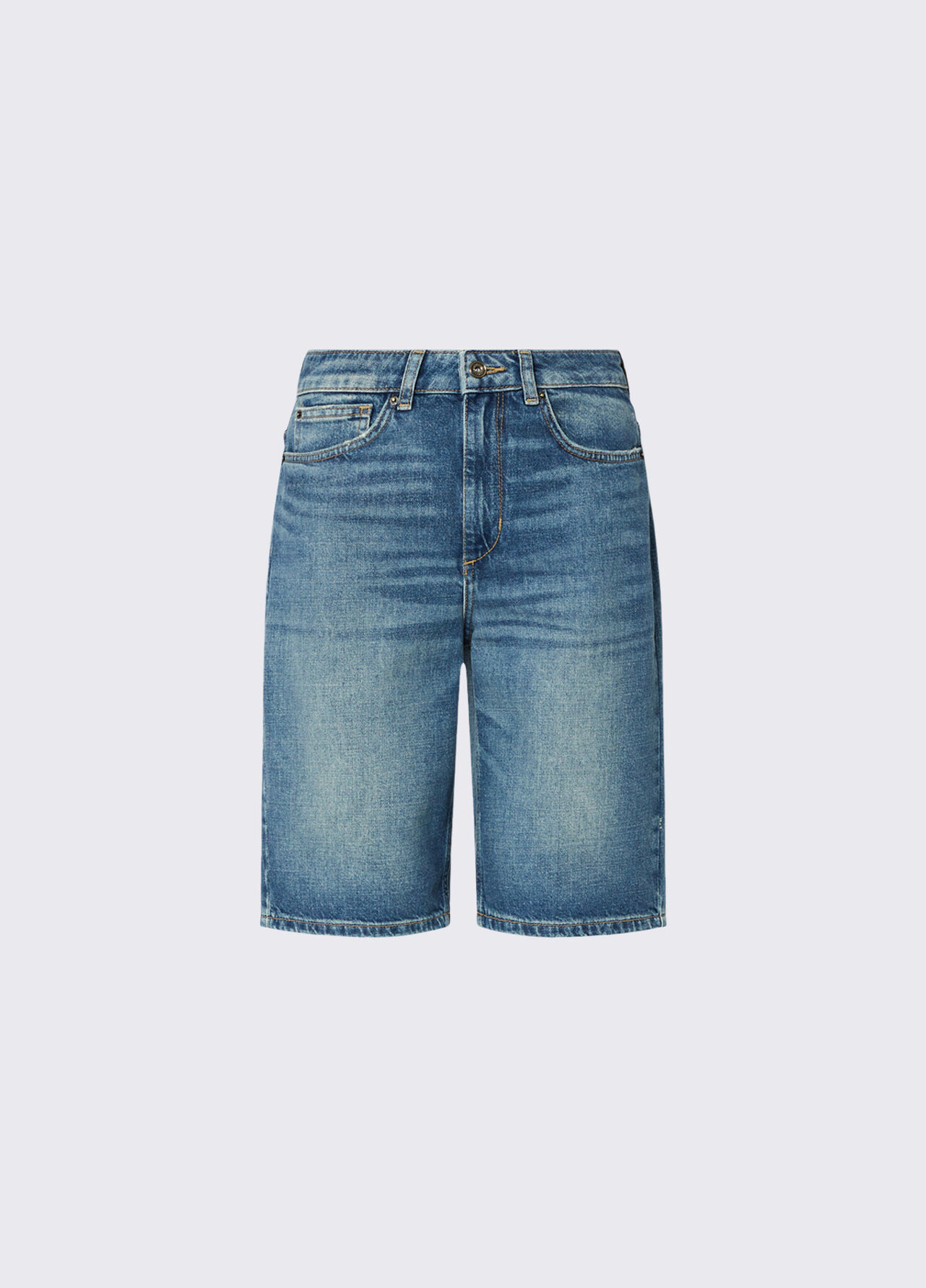 Bermuda in denim - BLUE DENIM