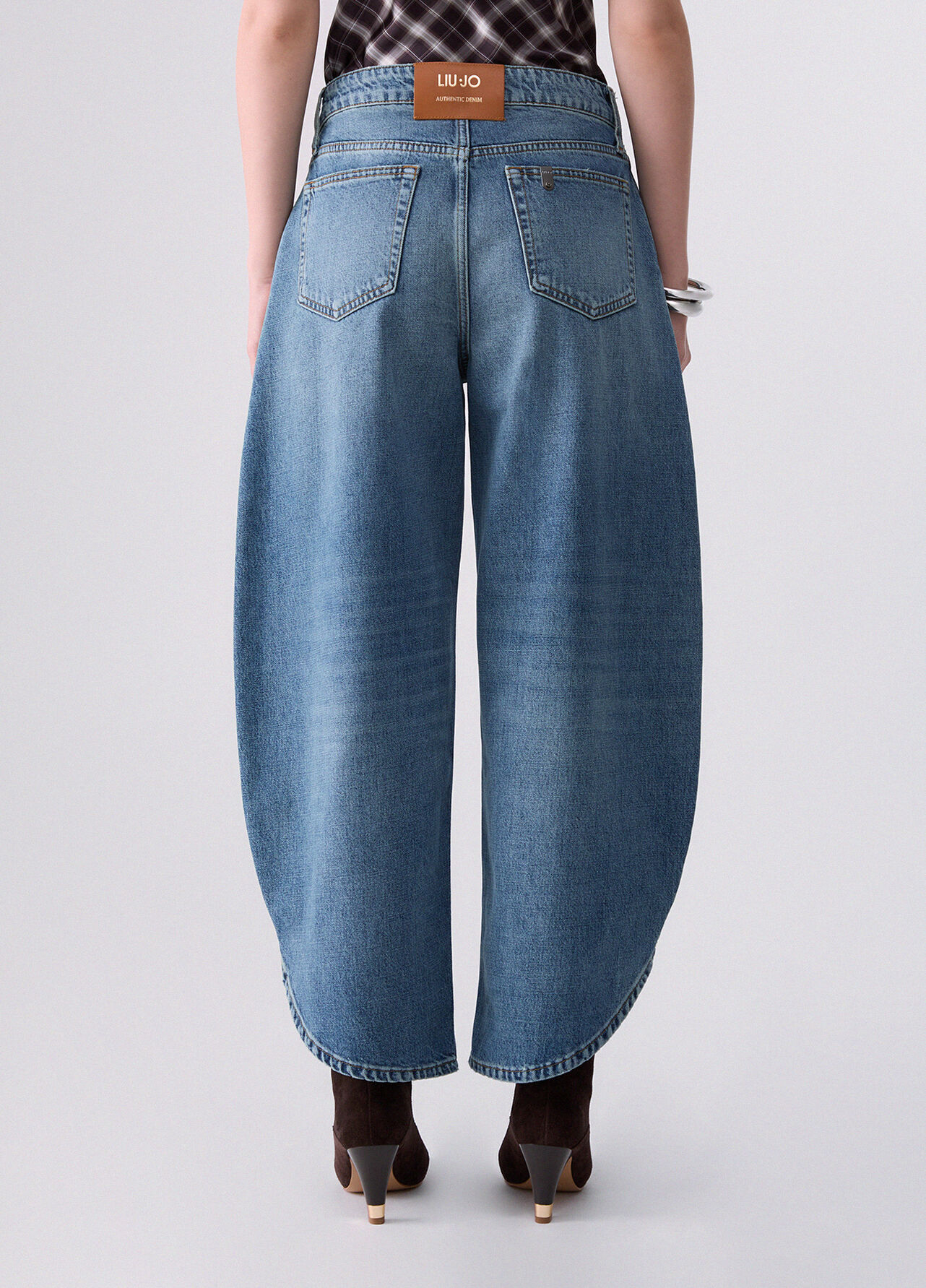 Jeans balloon - BLUE DENIM