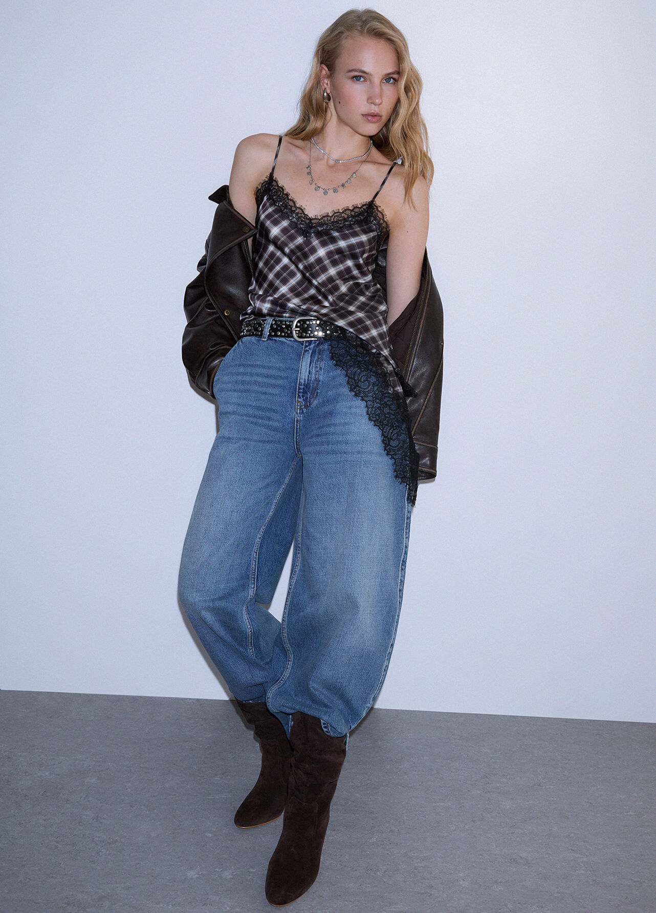 Jeans balloon - BLUE DENIM