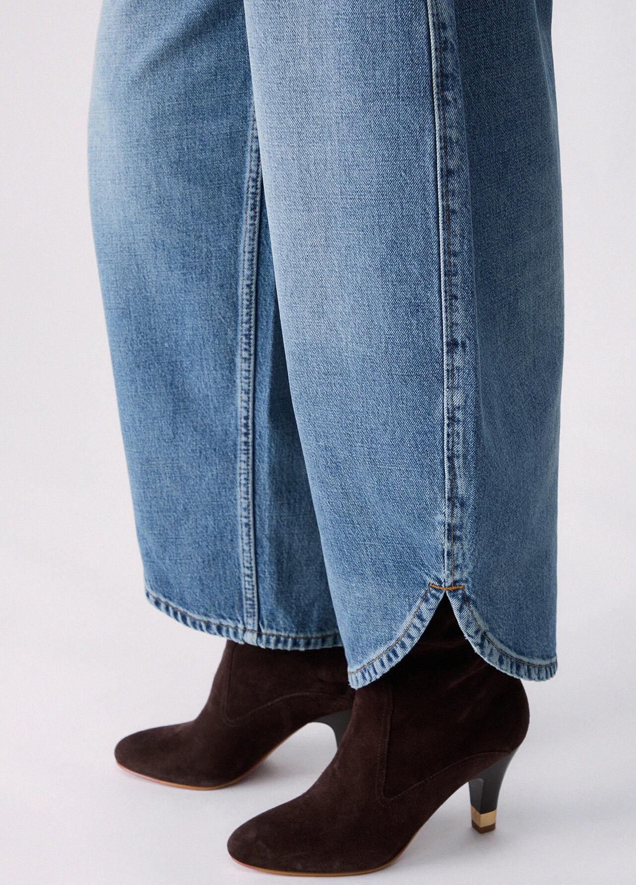 Jeans balloon - BLUE DENIM