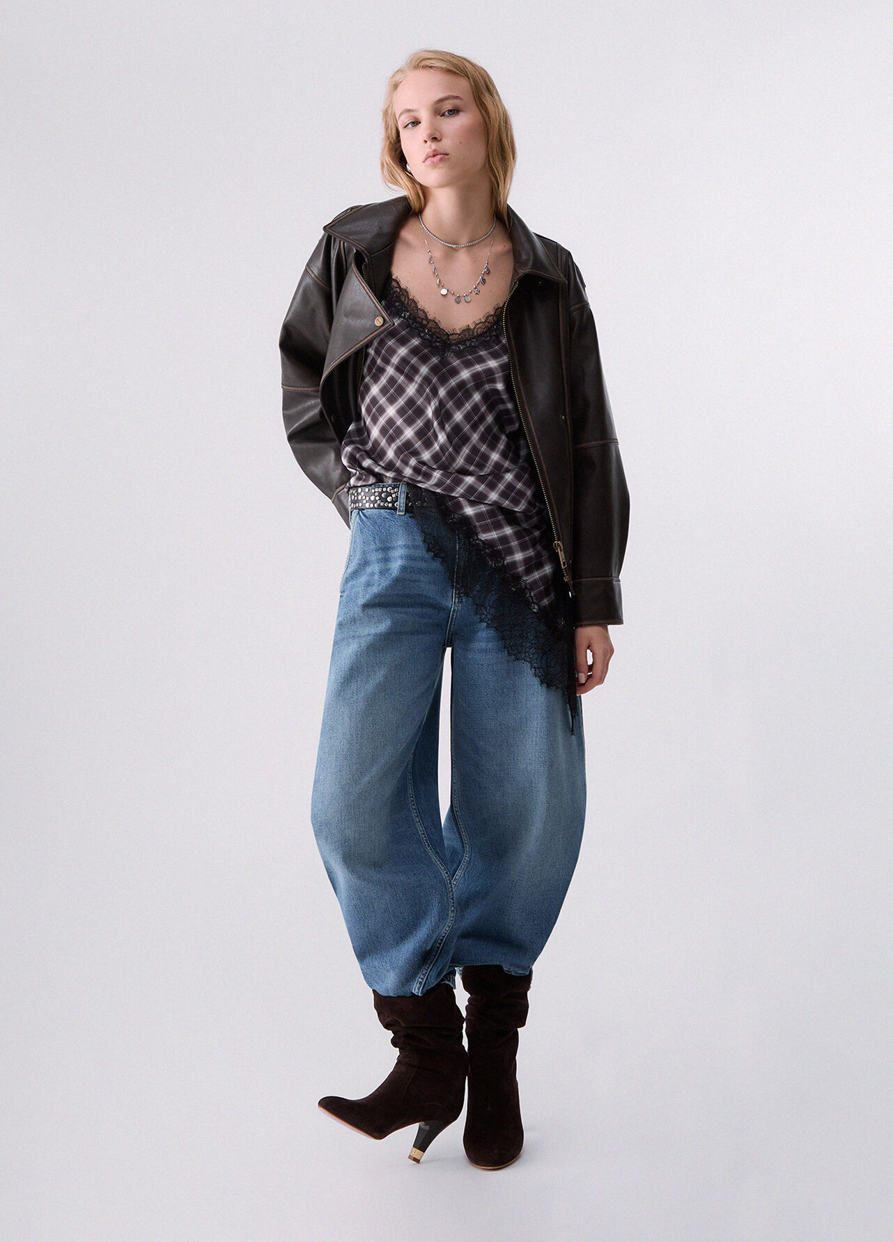Jeans balloon - BLUE DENIM