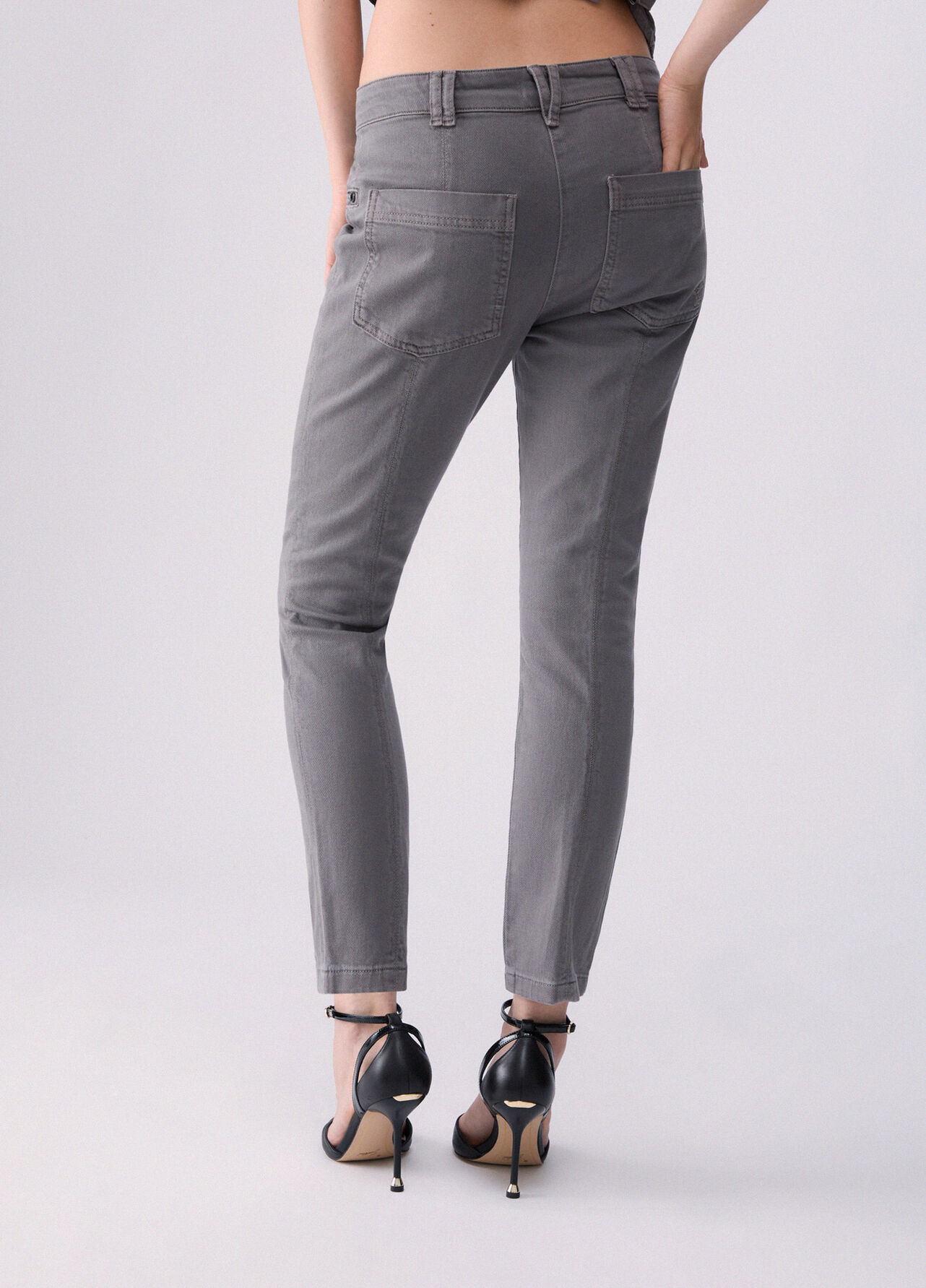 Pantaloni slim-fit - GREY