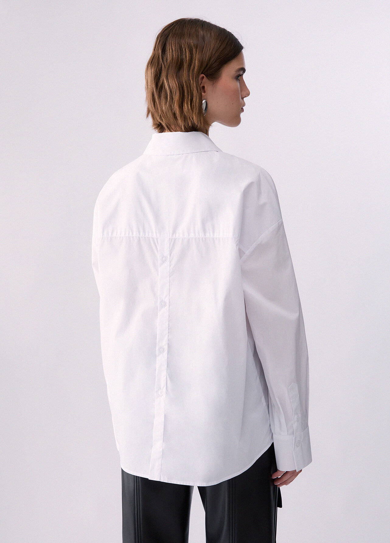 Camicia con spacchetto - OPTIC WHITE