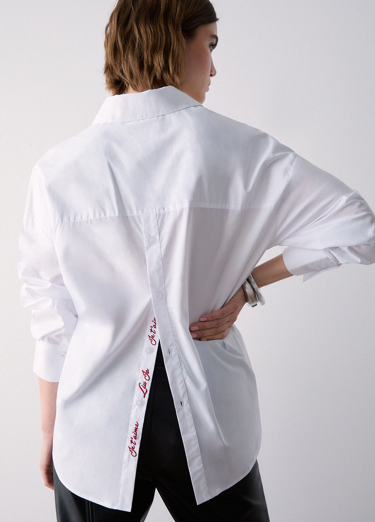 Camicia con spacchetto - OPTIC WHITE