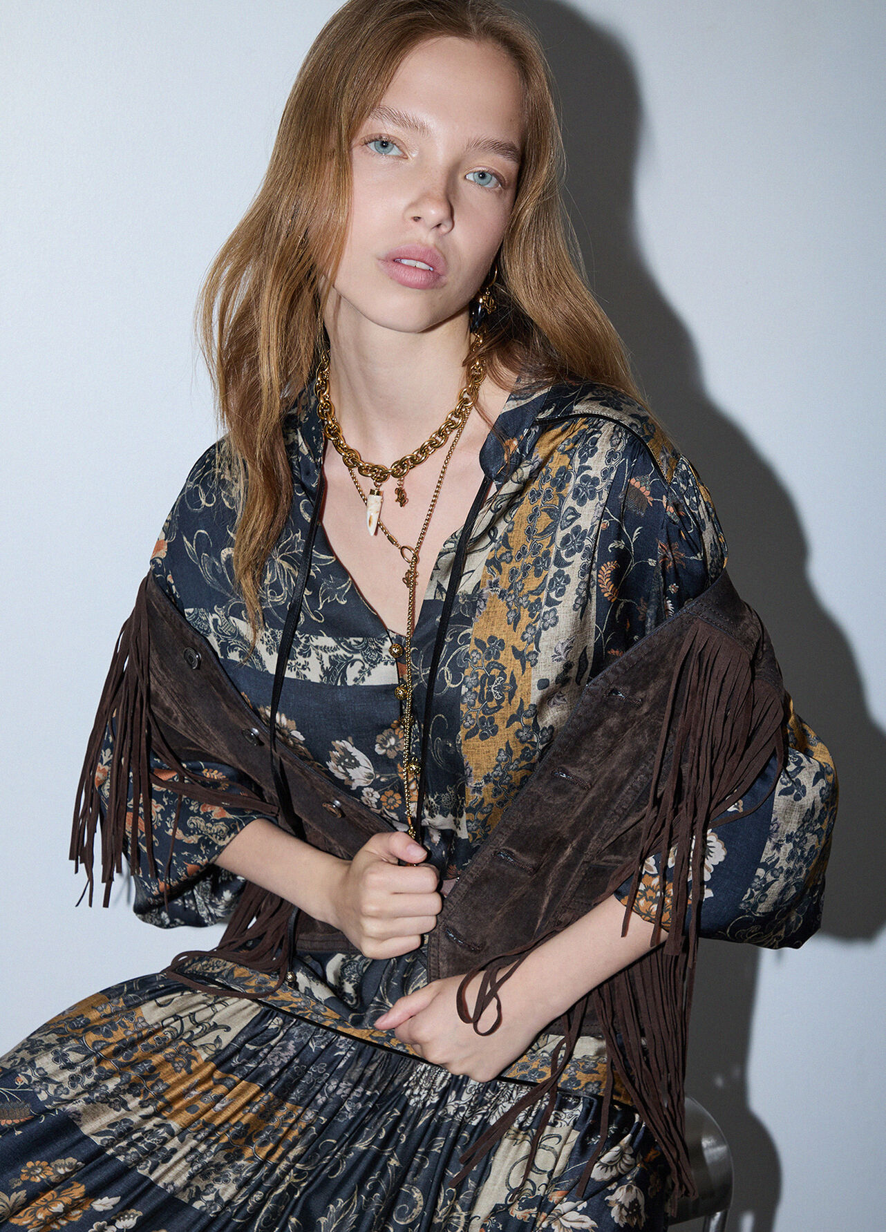 Blusa con stampa all-over - FLORAL PRINT