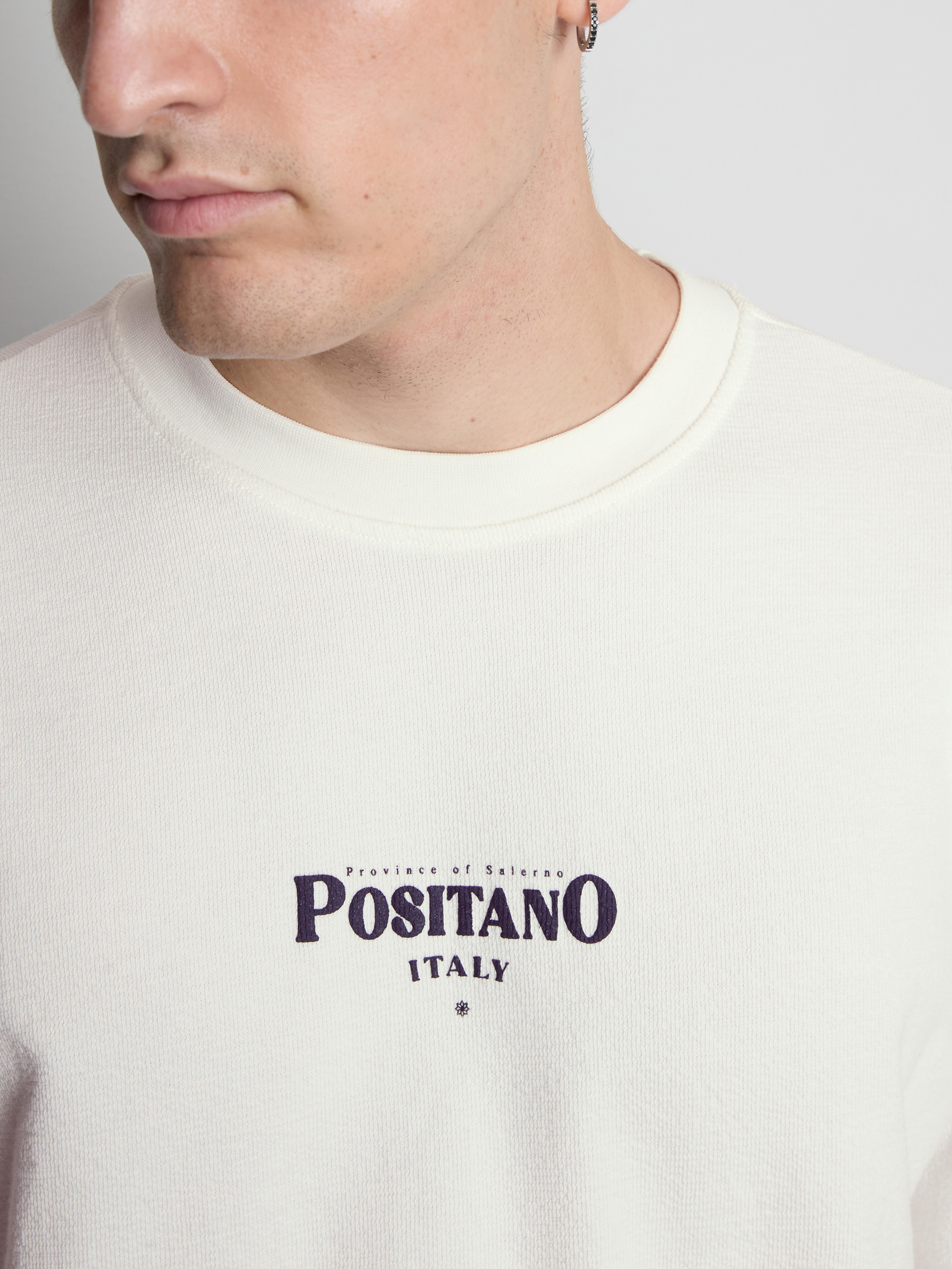 Positano Back Graphic T-Shirt - Ivory