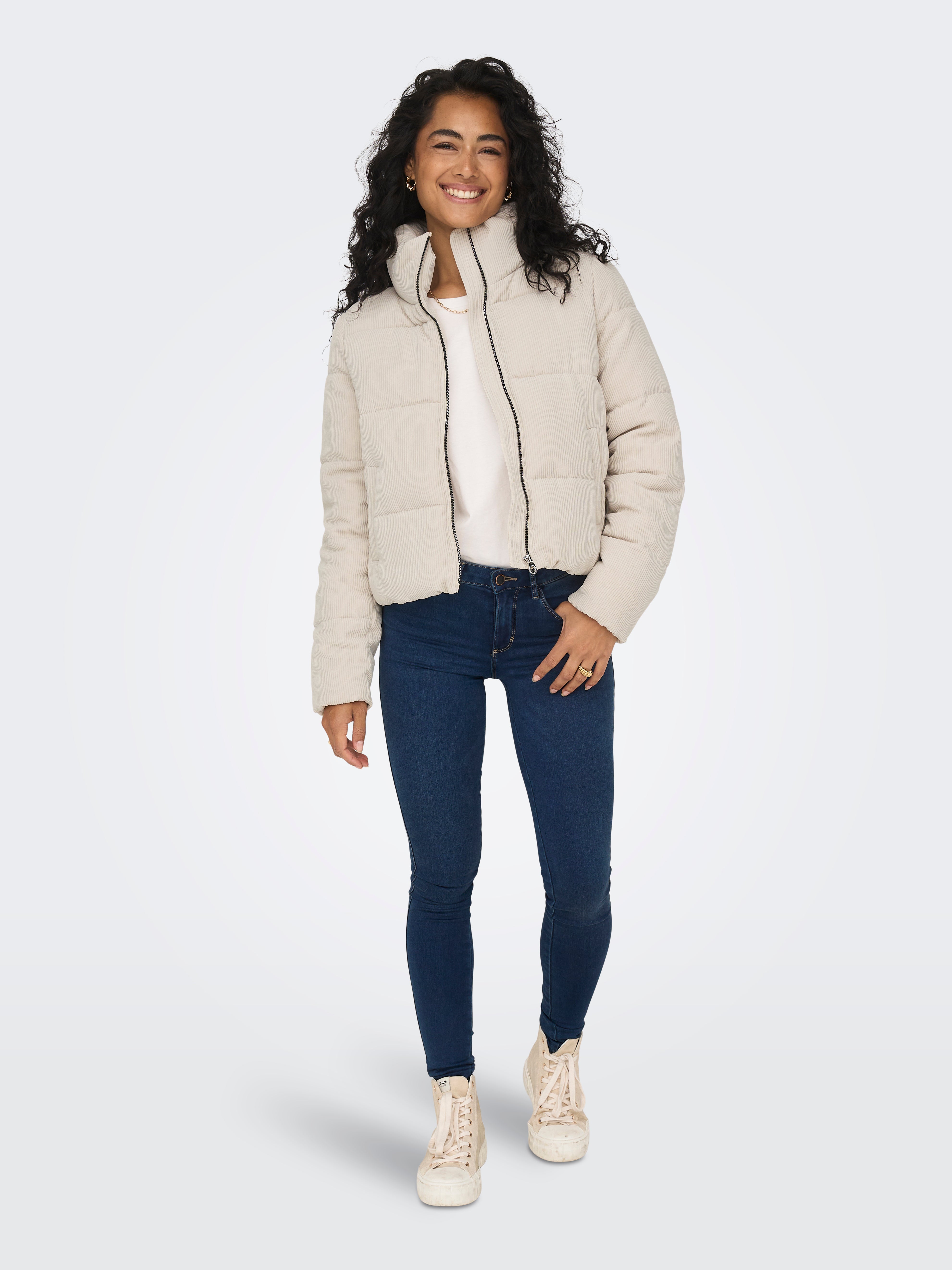 ONLNEWDOLLY Corduroy Puffer jacket Moonstruck