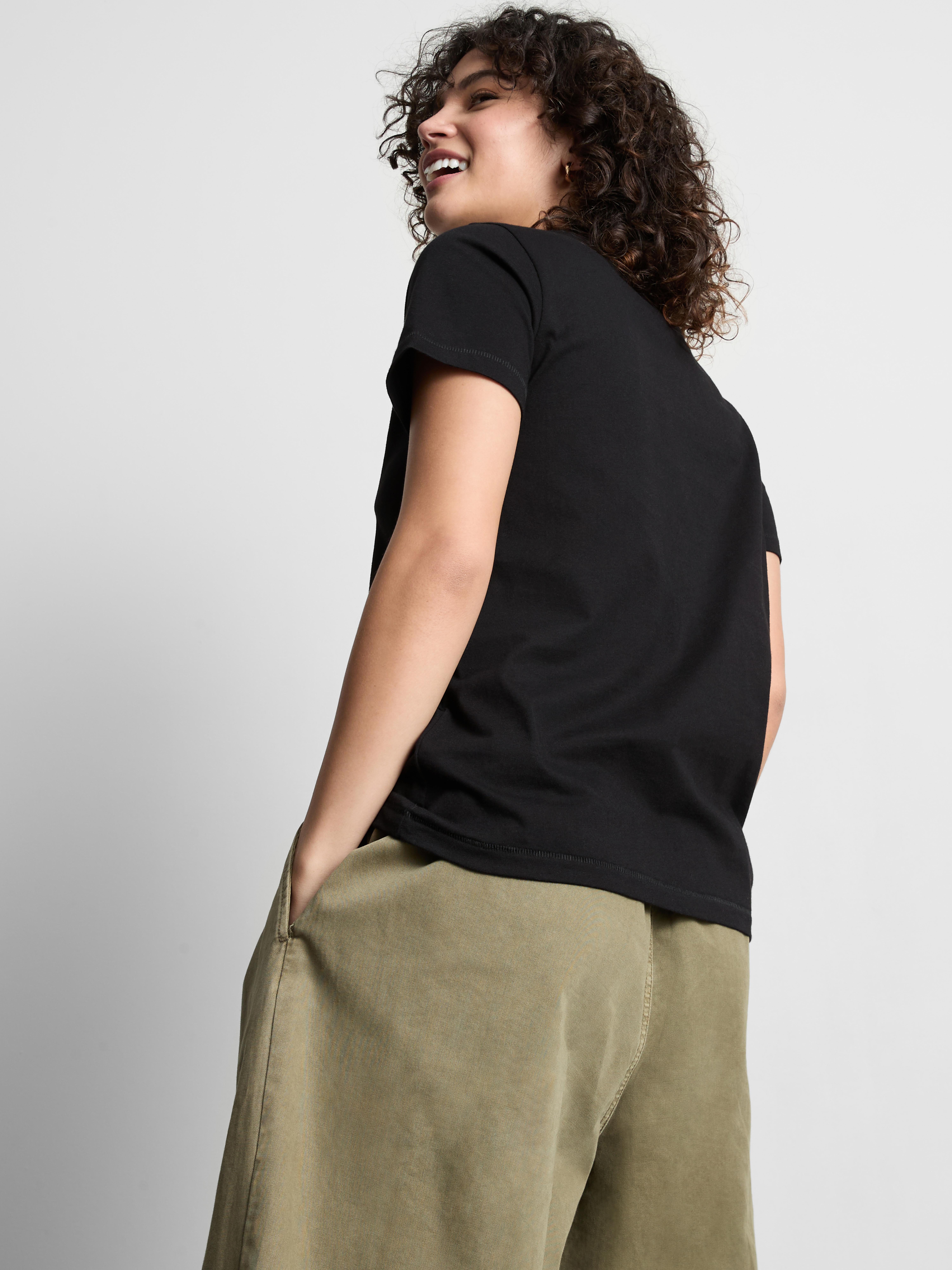 Nirvana Cotton Graphic Tee - Black