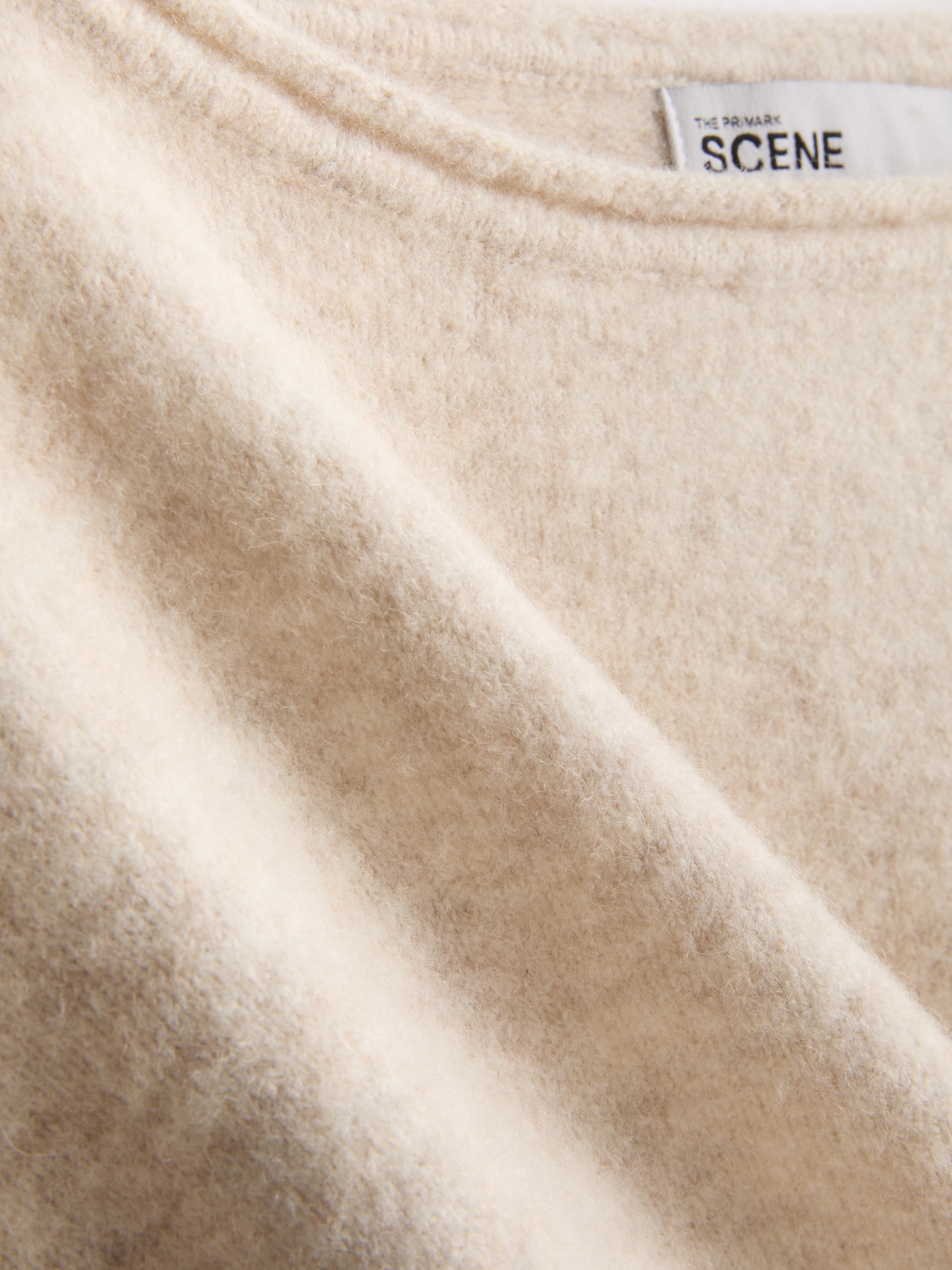 The Primark Scene | Off The Shoulder Knitted Sweater - Cream