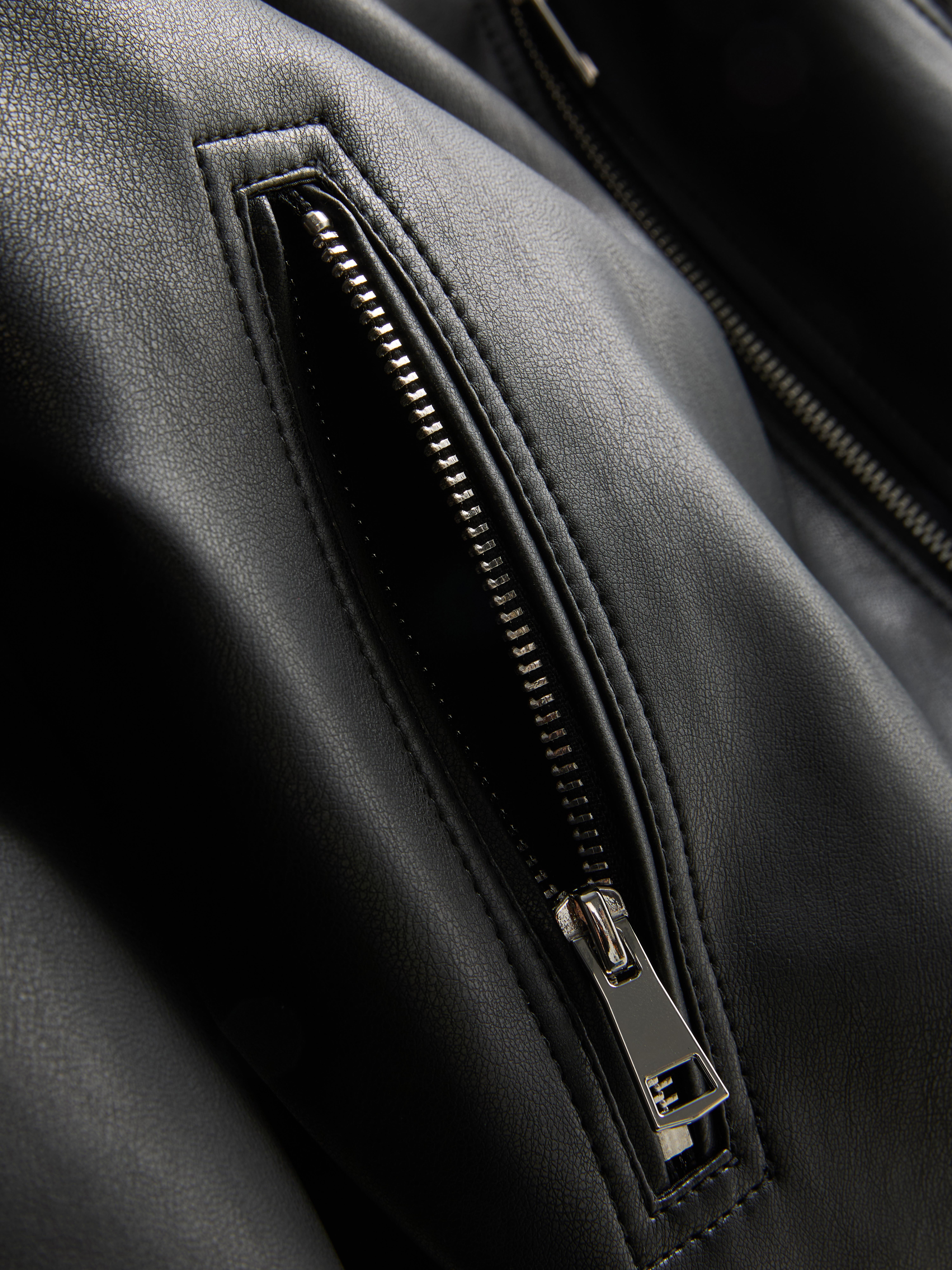 Essential Biker Jacket - Black