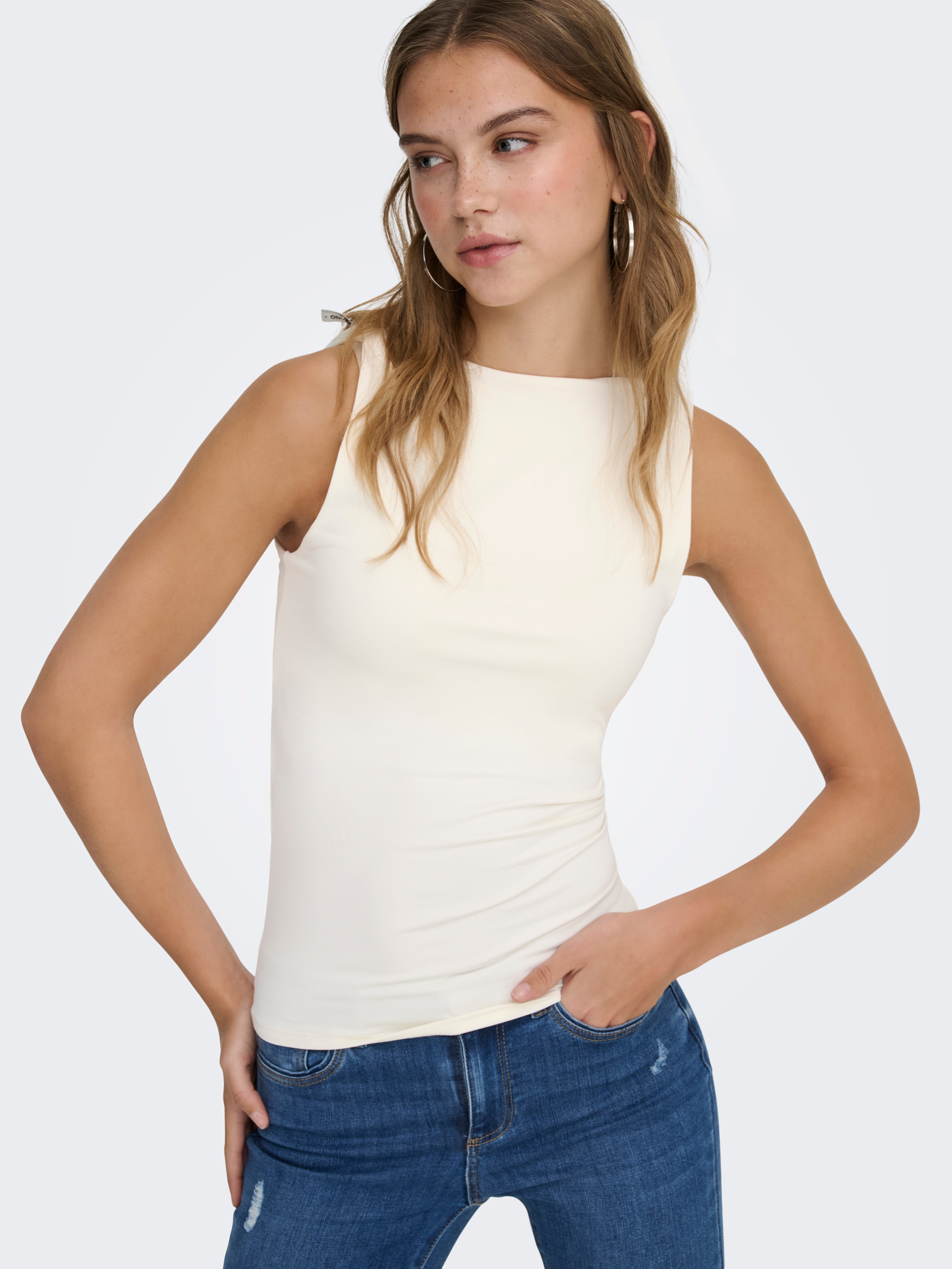 ONLEA Tank top Cloud Dancer