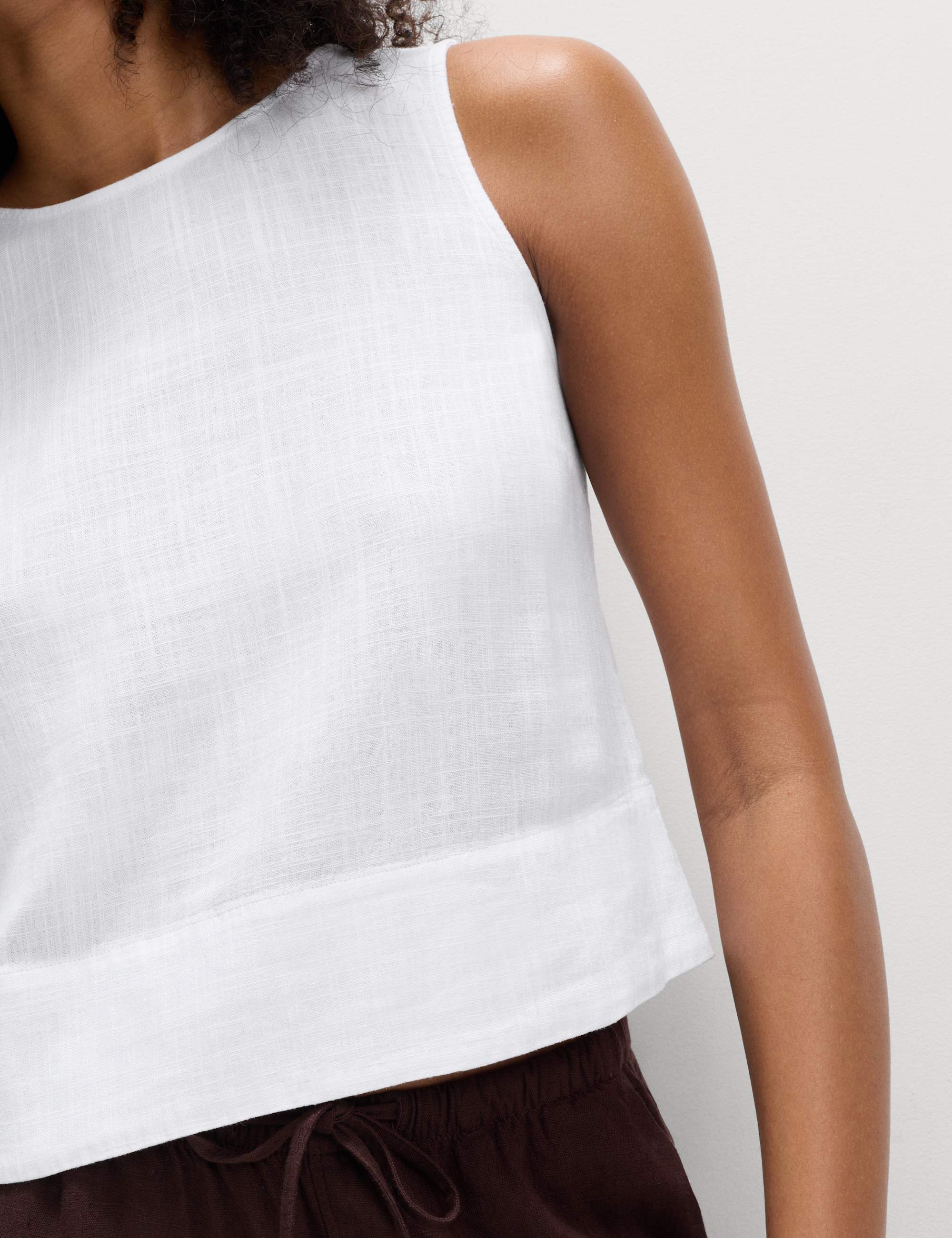 Vest with Linen