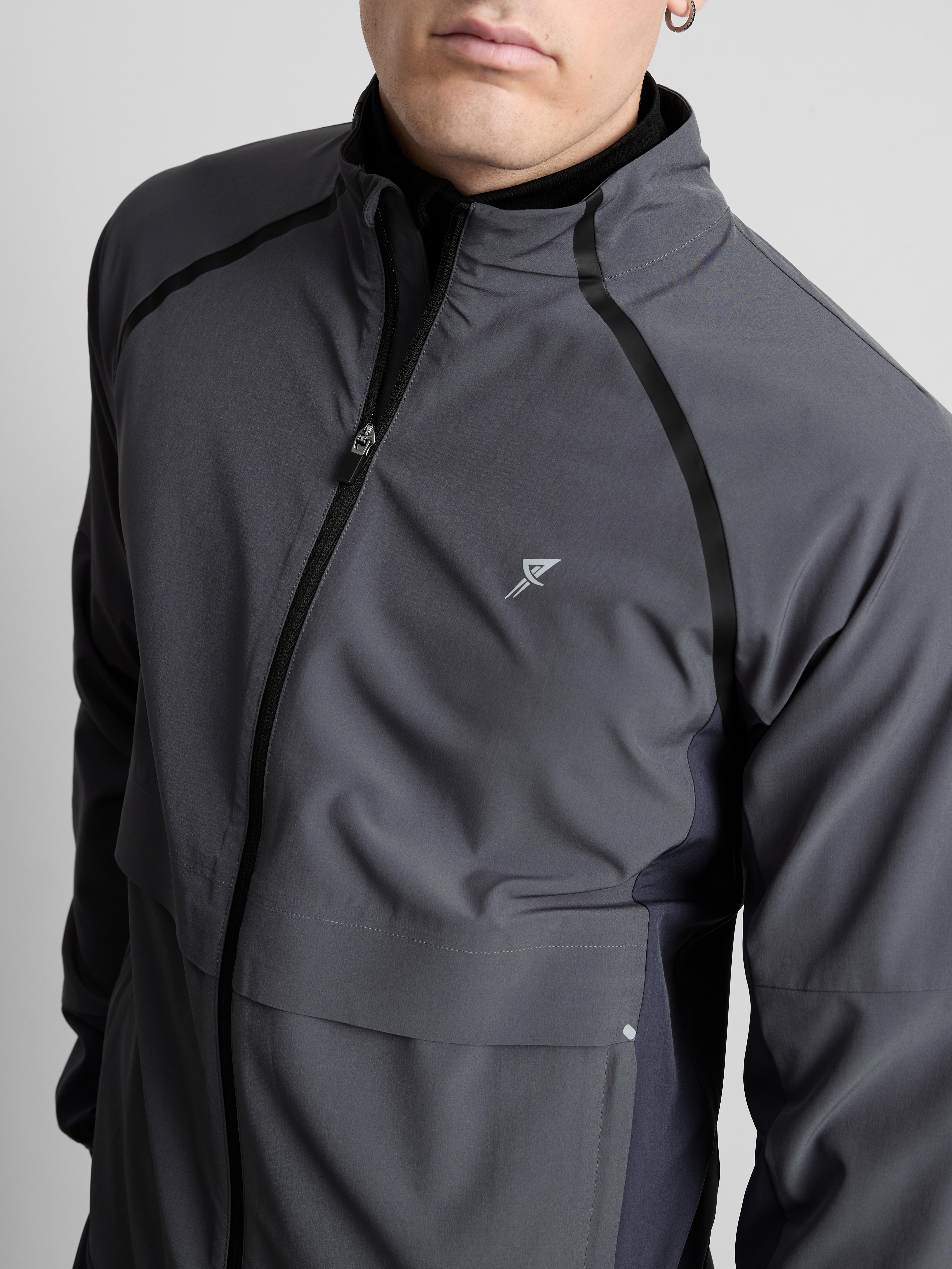 Zip-Up Active Jacket - Blue