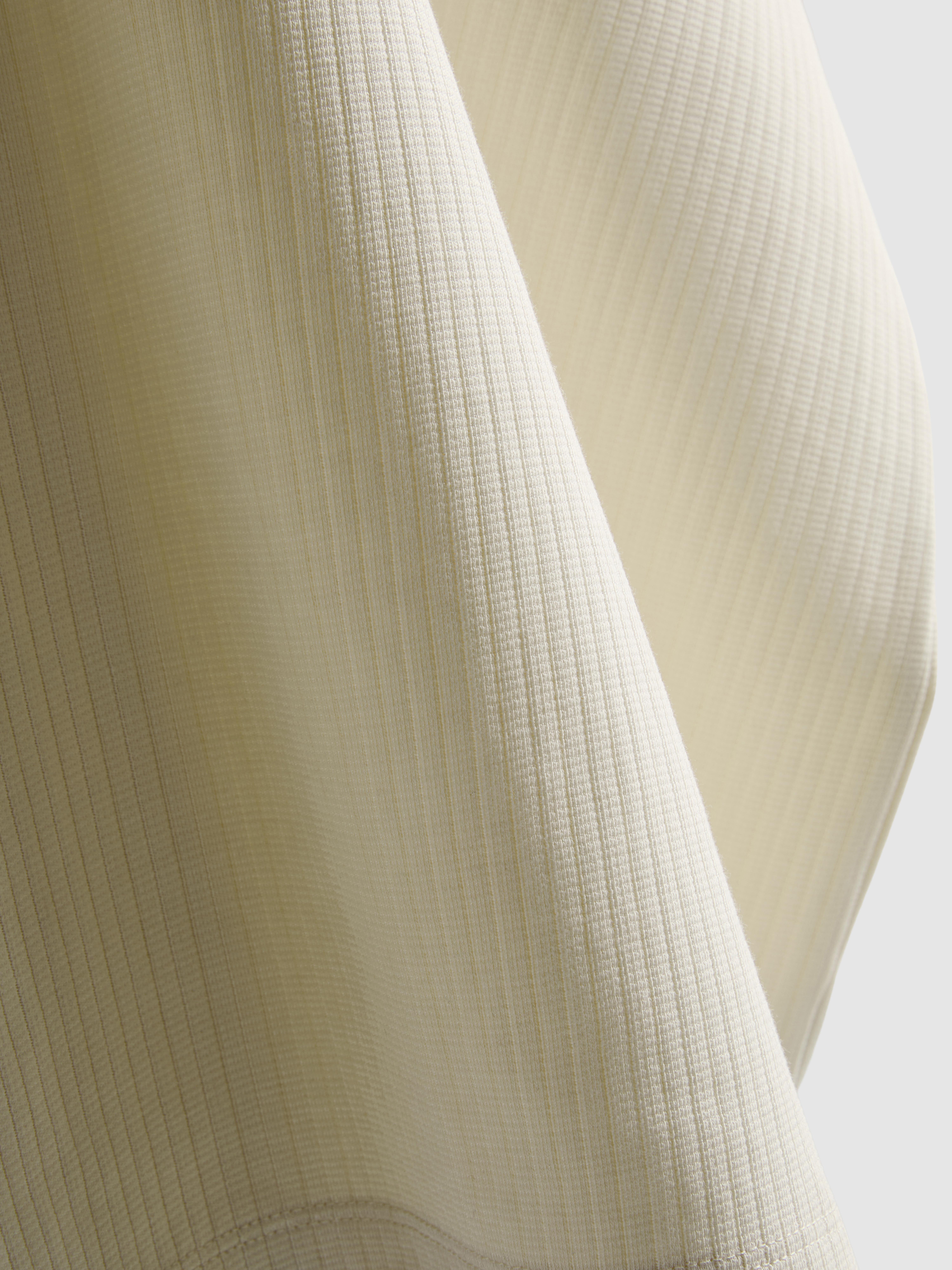 The Edit Ribbed Roundneck T-Shirt - Ivory