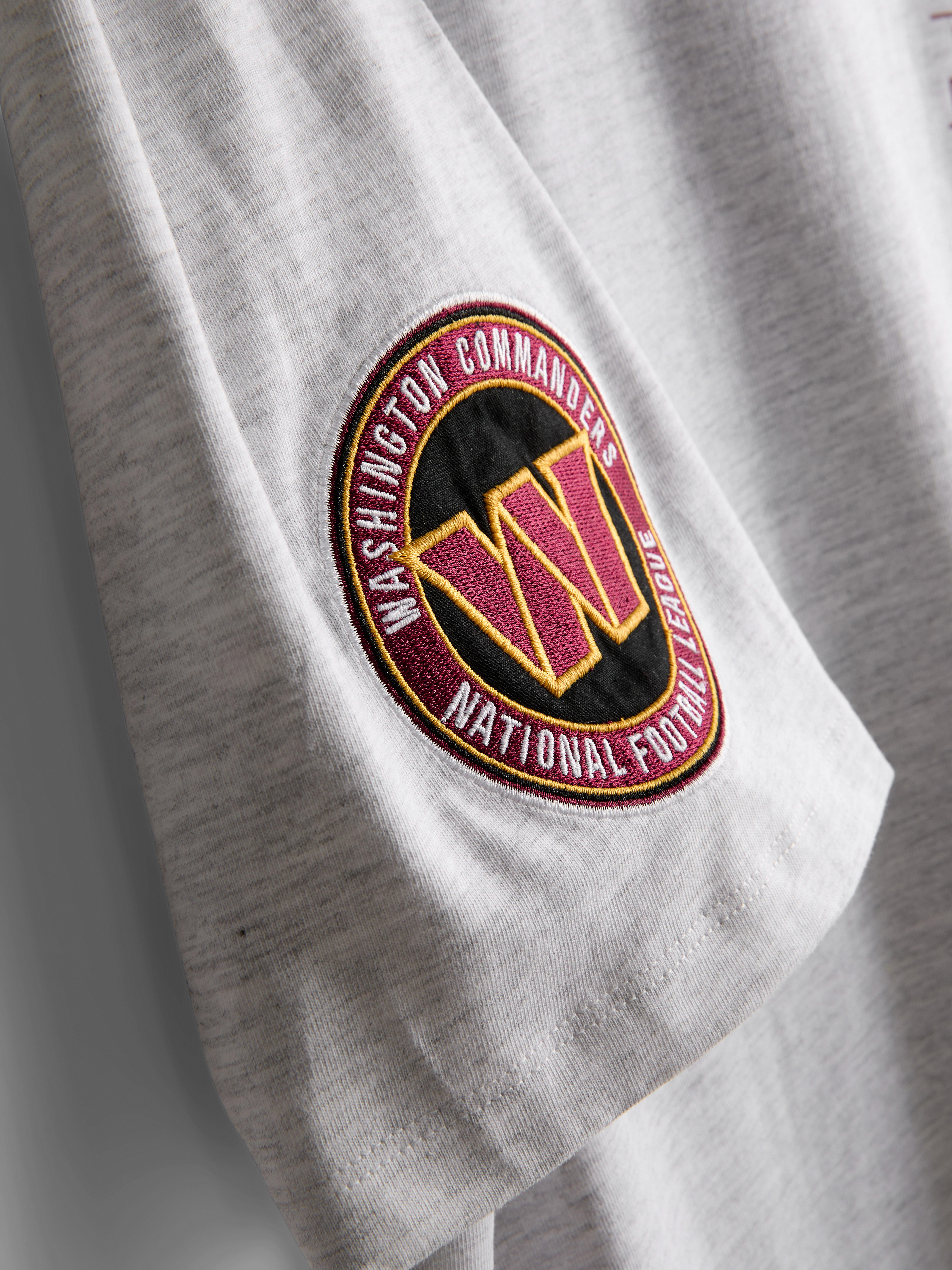 NFL Washington Commanders Pure Cotton Graphic T-Shirt - Gray Heather