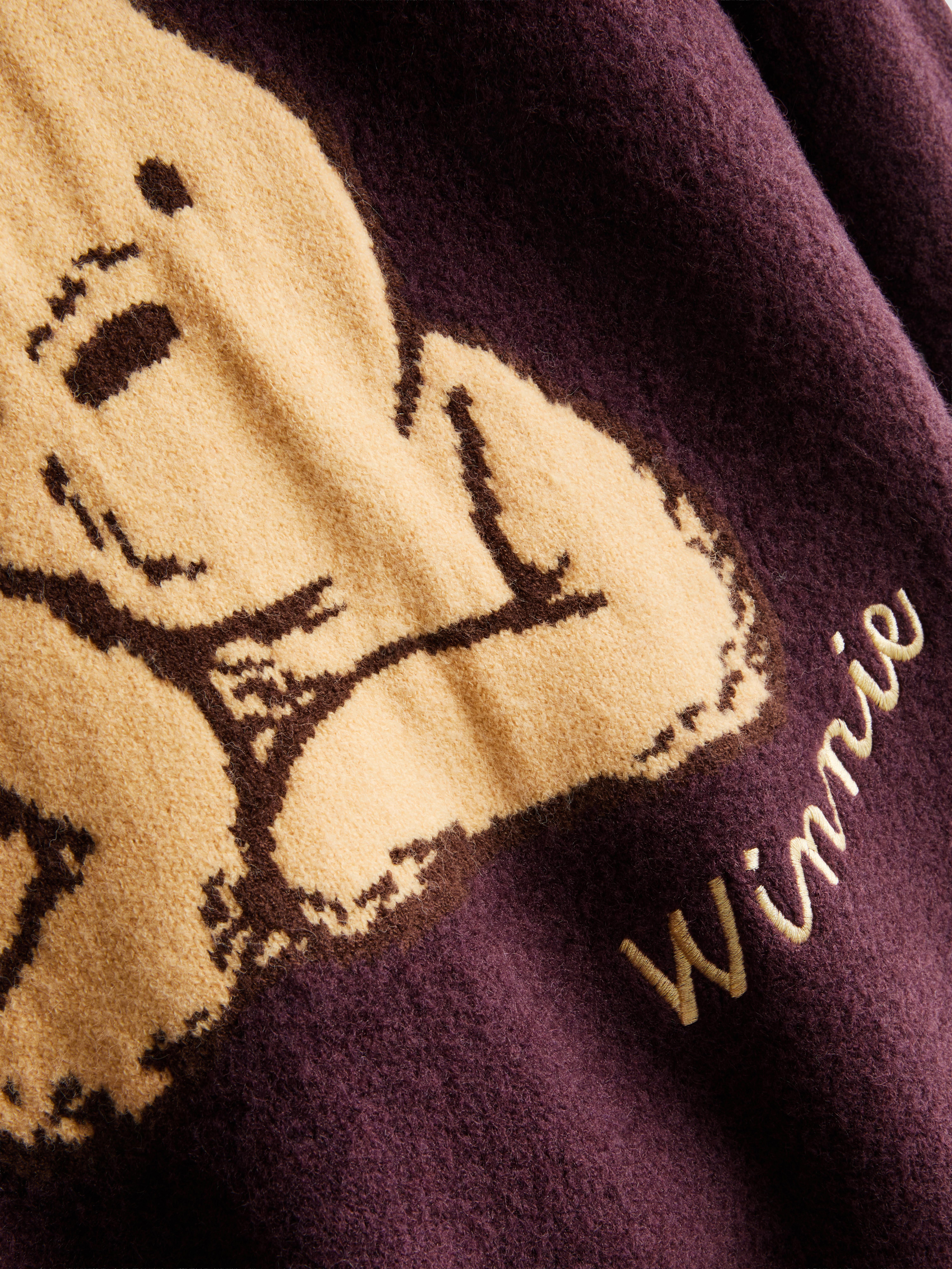 Disney's Winnie the Pooh Knitted Oversized Sweater - Purple