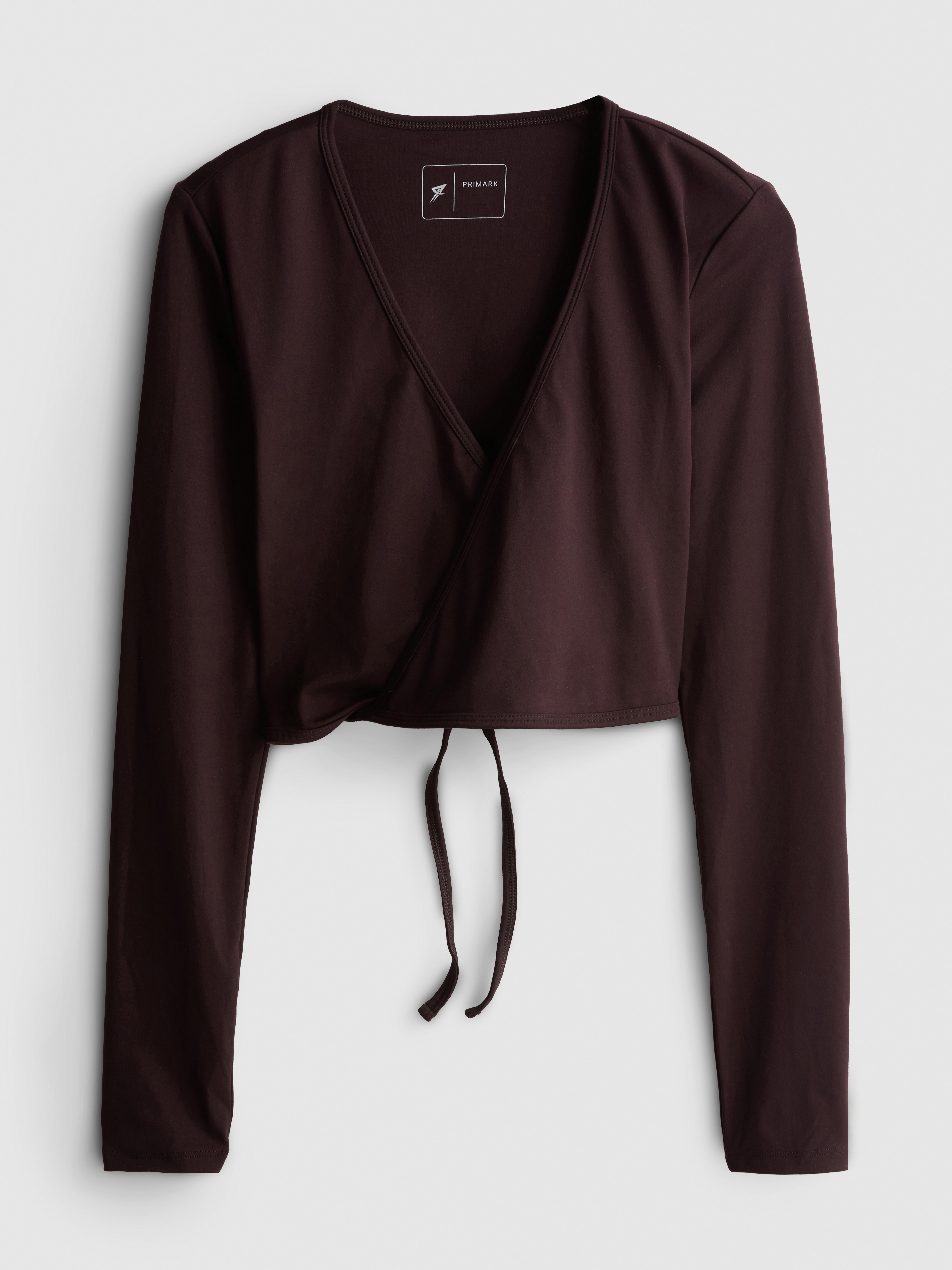 Primark Form | Smooth Support Wrap Top - Dark Purple