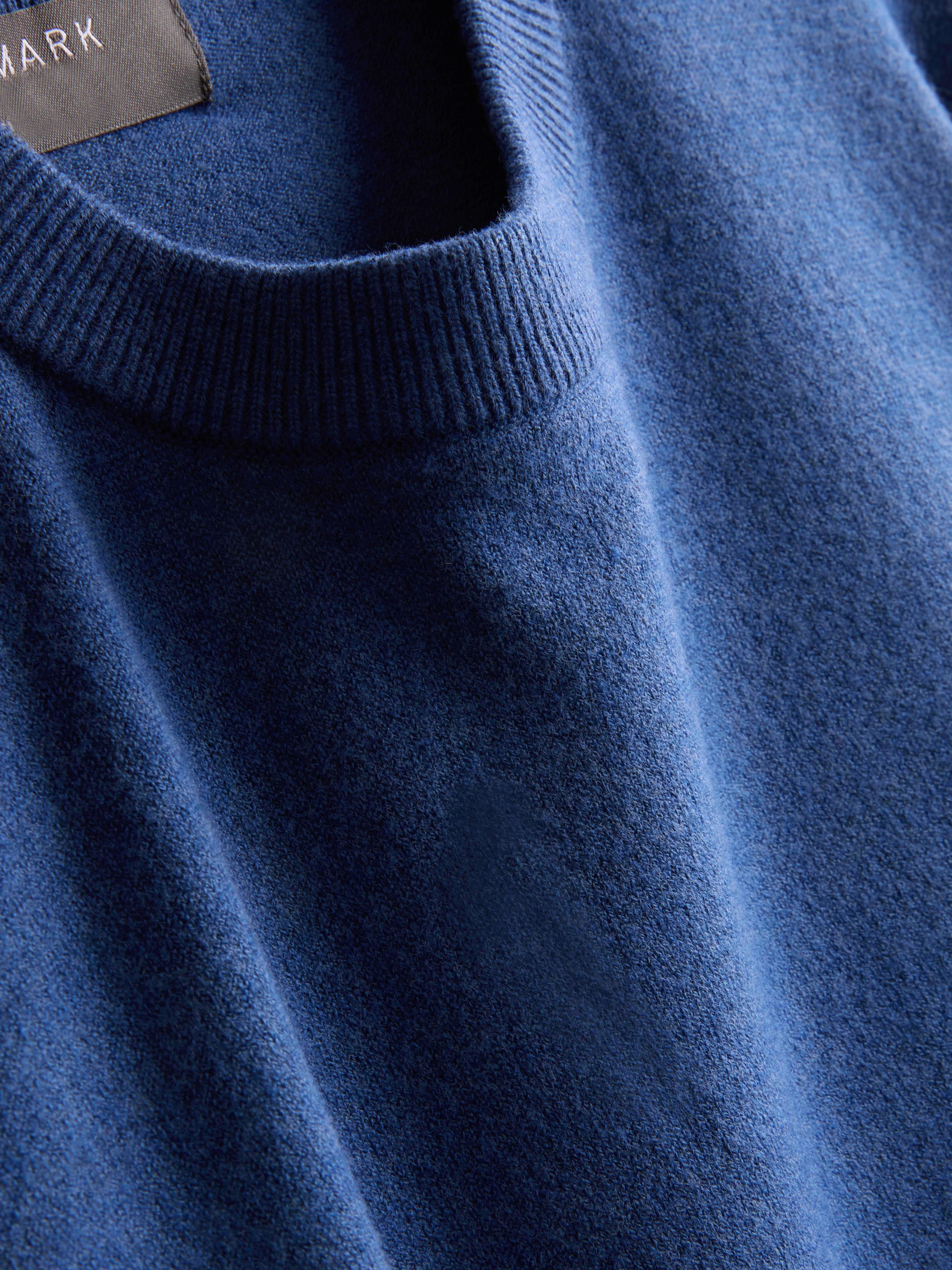 Crew Neck Sweater - Blue