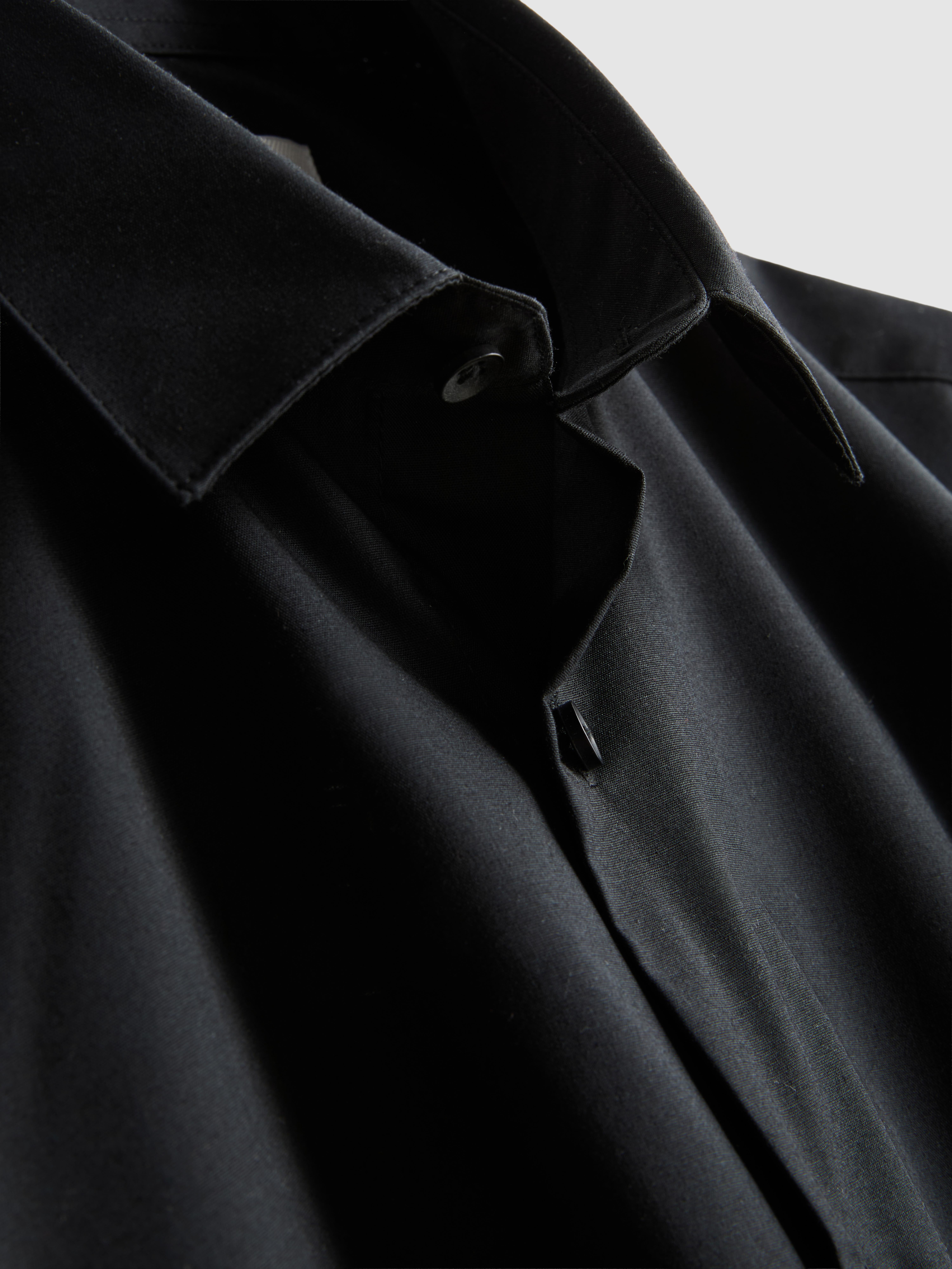 Long Sleeve Regular Fit Formal Shirt - Black